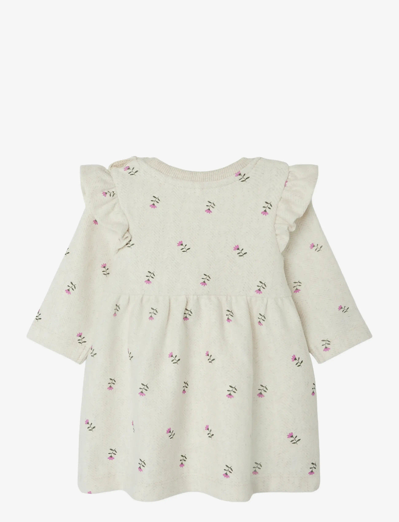 name it - NBFONULLA LS DRESS - langärmelige babykleider - peyote melange - 1