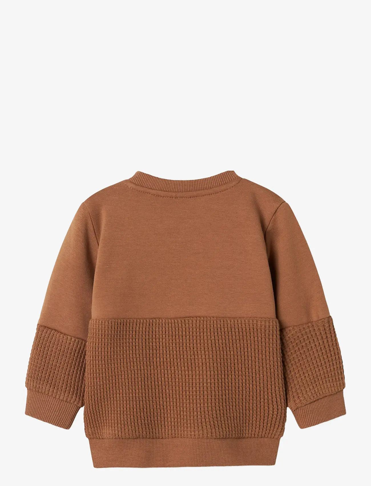 name it - NBMNULTON LS SWEAT BRU - sweatshirts - pecan pie - 1