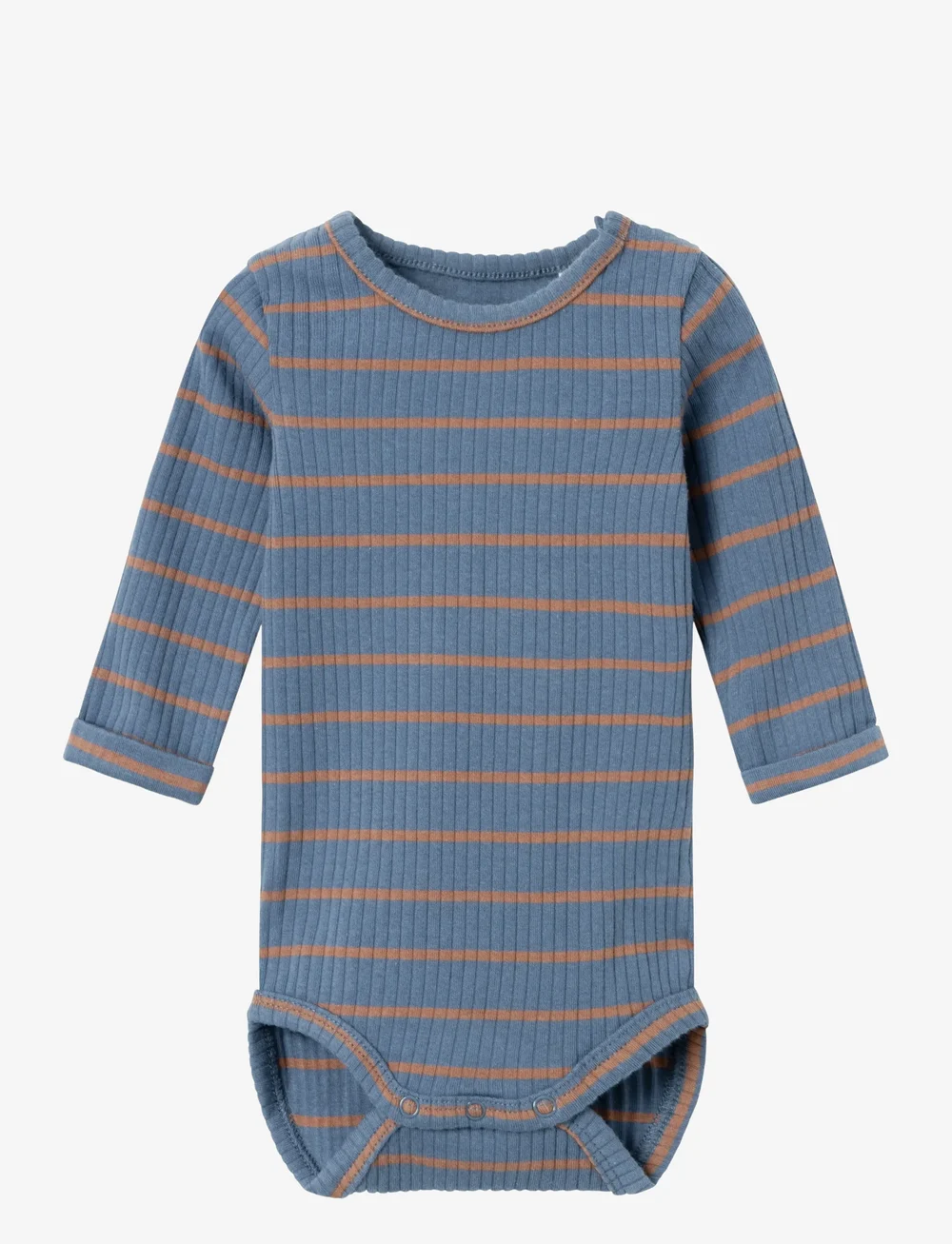 name it - NBMNULLER R LS BODY - langärmelige bodys - bering sea - 0