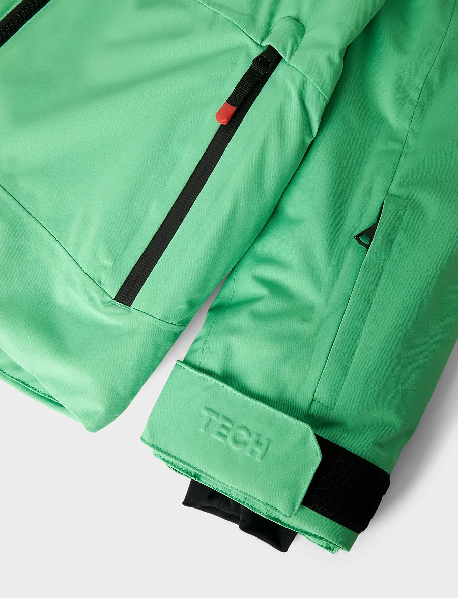 name it - NKNSLOPE10 JACKET SKI EDITION FO NOOS - skijacken - irish green - 3
