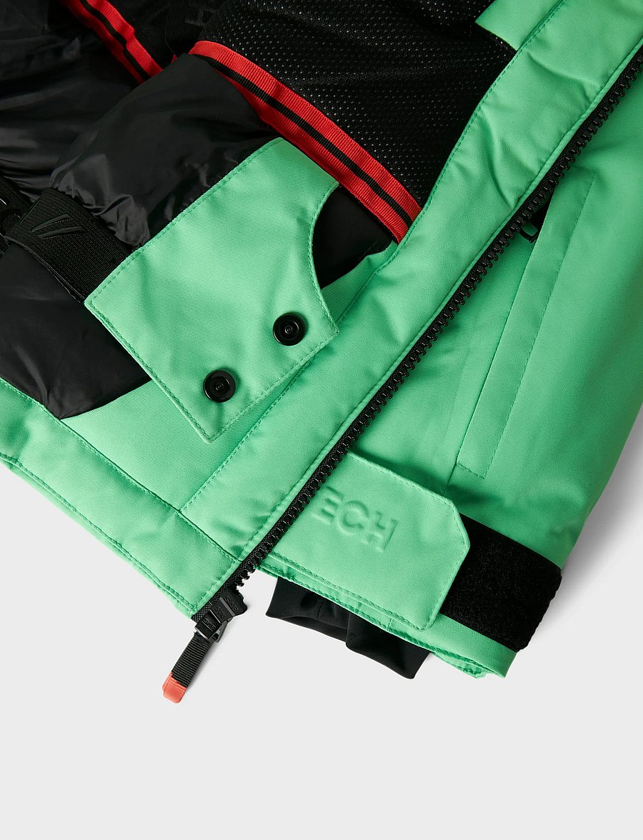 name it - NKNSLOPE10 JACKET SKI EDITION FO NOOS - skijacken - irish green - 4