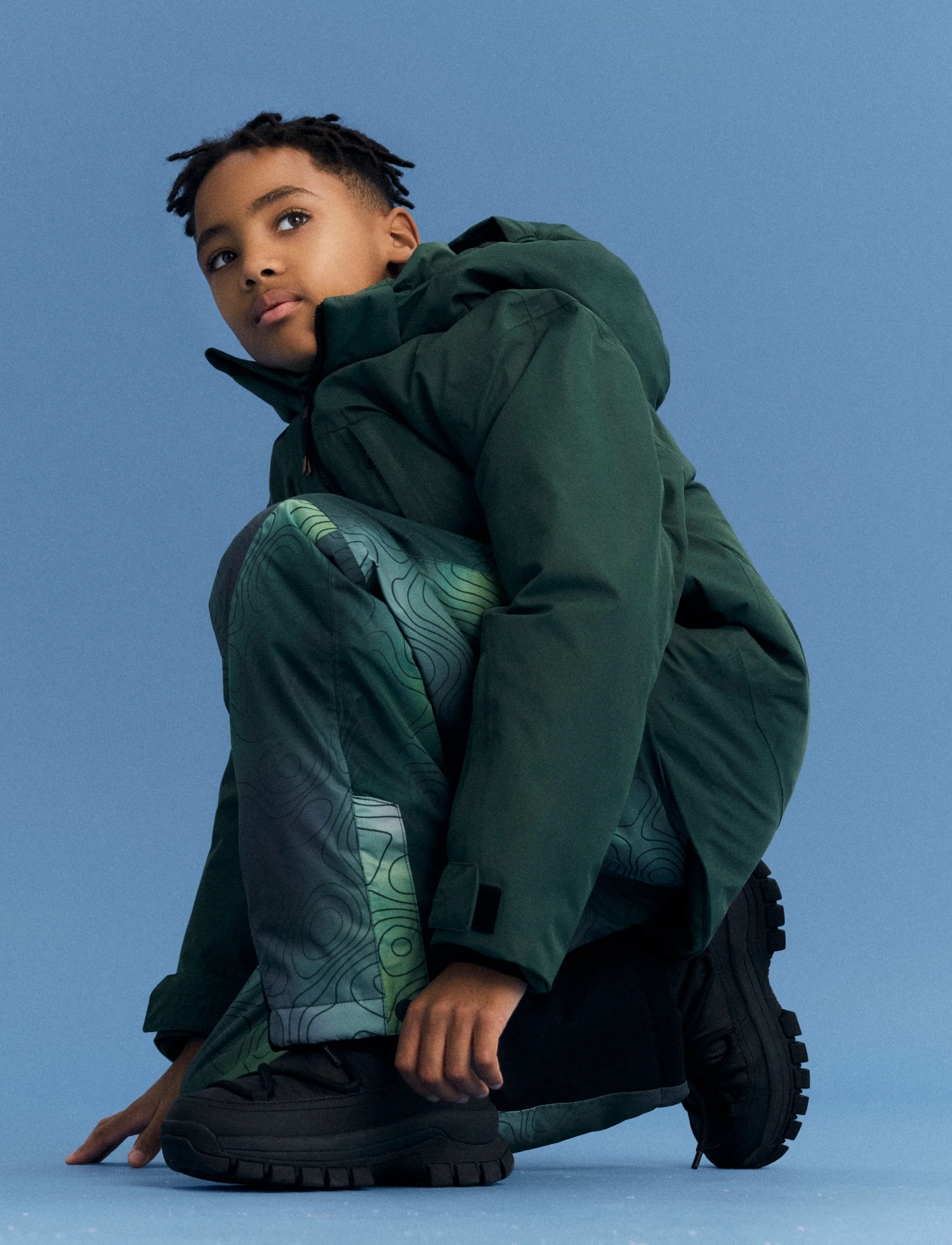 name it - NKNSLOPE10 JACKET SKI EDITION FO NOOS - skijacken - jungle green - 3
