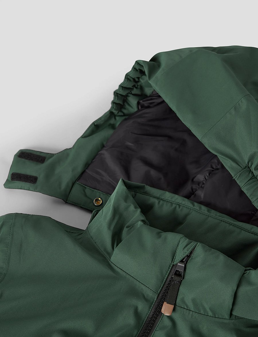 name it - NKNSLOPE10 JACKET SKI EDITION FO NOOS - skijacken - jungle green - 4