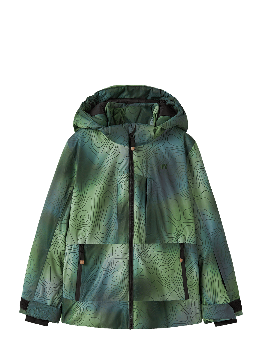 name it - NKNSLOPE10 JACKET SKI EDITION FO NOOS - skijacken - jungle green - 1