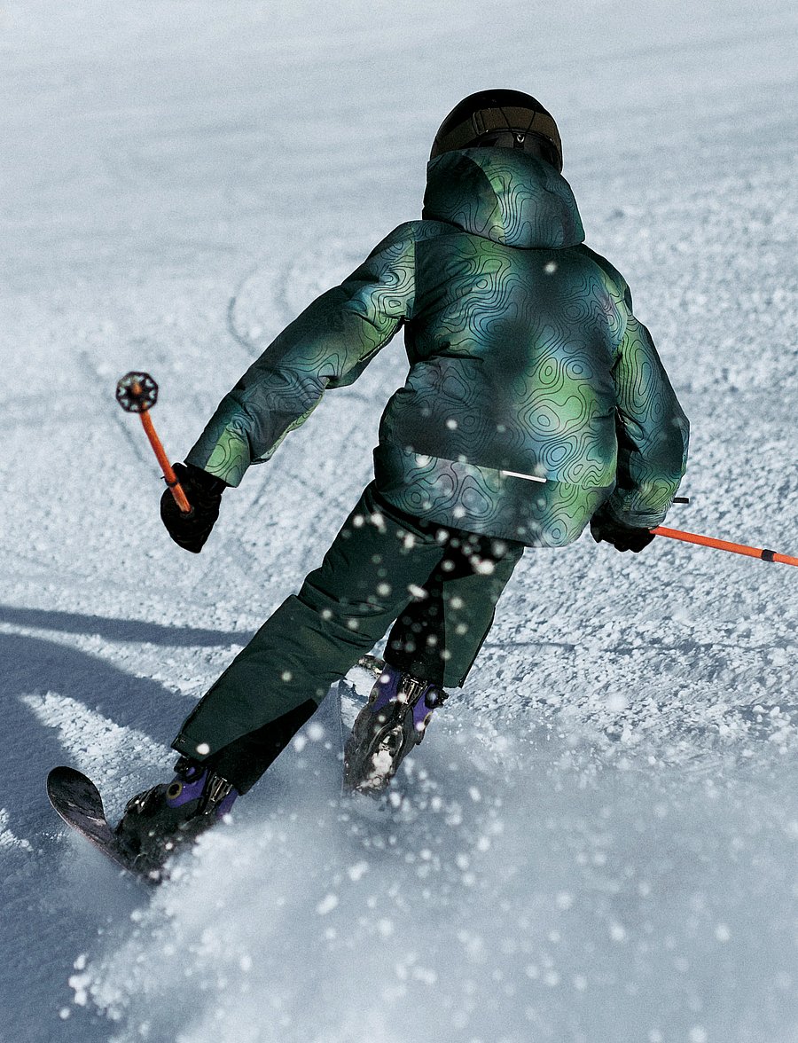 name it - NKNSLOPE10 JACKET SKI EDITION FO NOOS - skijacken - jungle green - 0