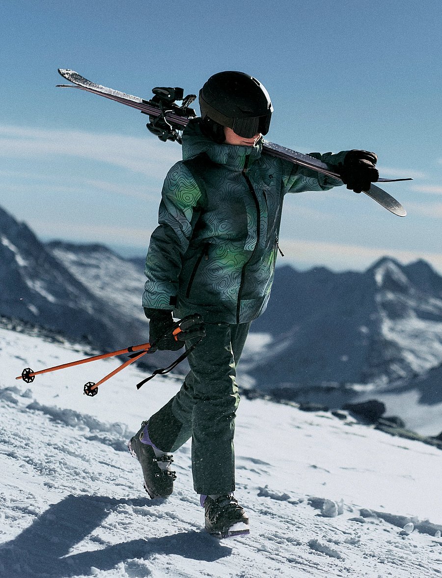name it - NKNSLOPE10 JACKET SKI EDITION FO NOOS - skijacken - jungle green - 4
