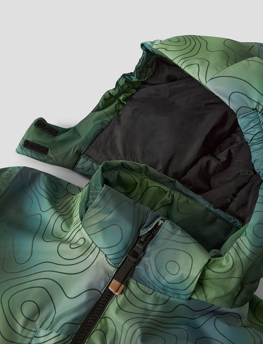 name it - NKNSLOPE10 JACKET SKI EDITION FO NOOS - skijacken - jungle green - 5