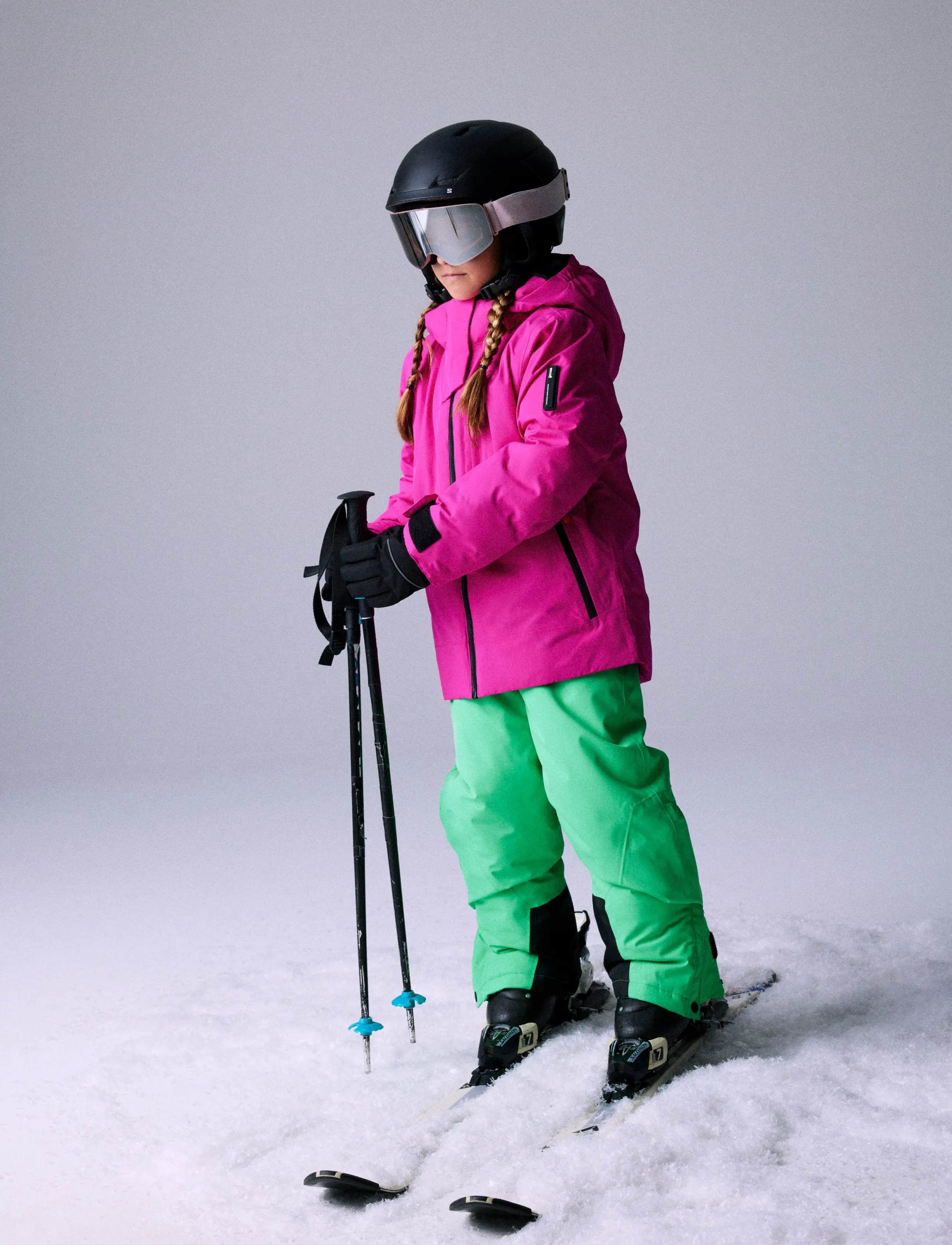 name it Nknslope10 Jacket Ski Edition Fo Noos, 152, Snow-ski Clothing, Rosa - Jacket, Kinder