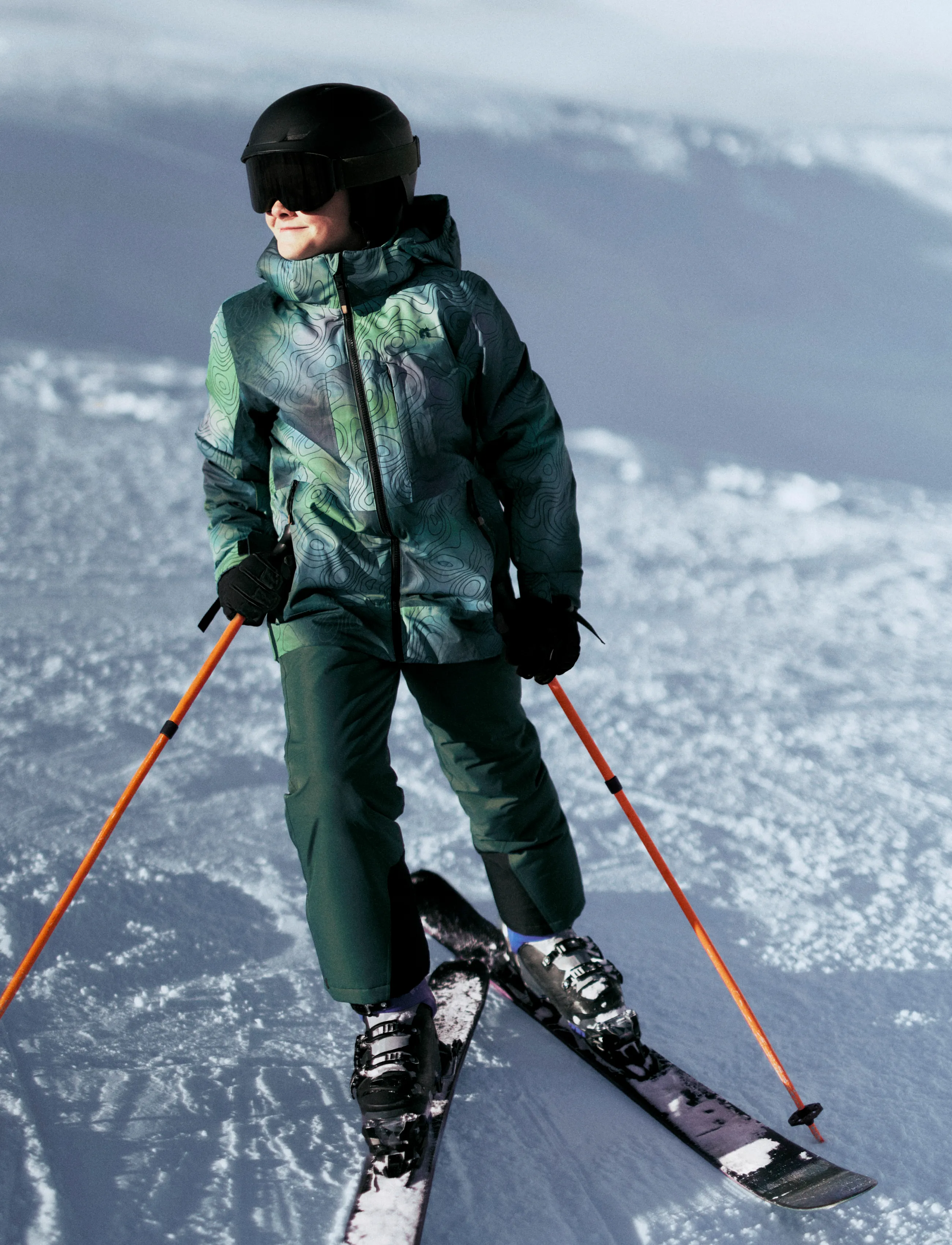 name it - NKNSLOPE10 PANT SKI EDITION FO NOOS - talvepüksid - jungle green - 0