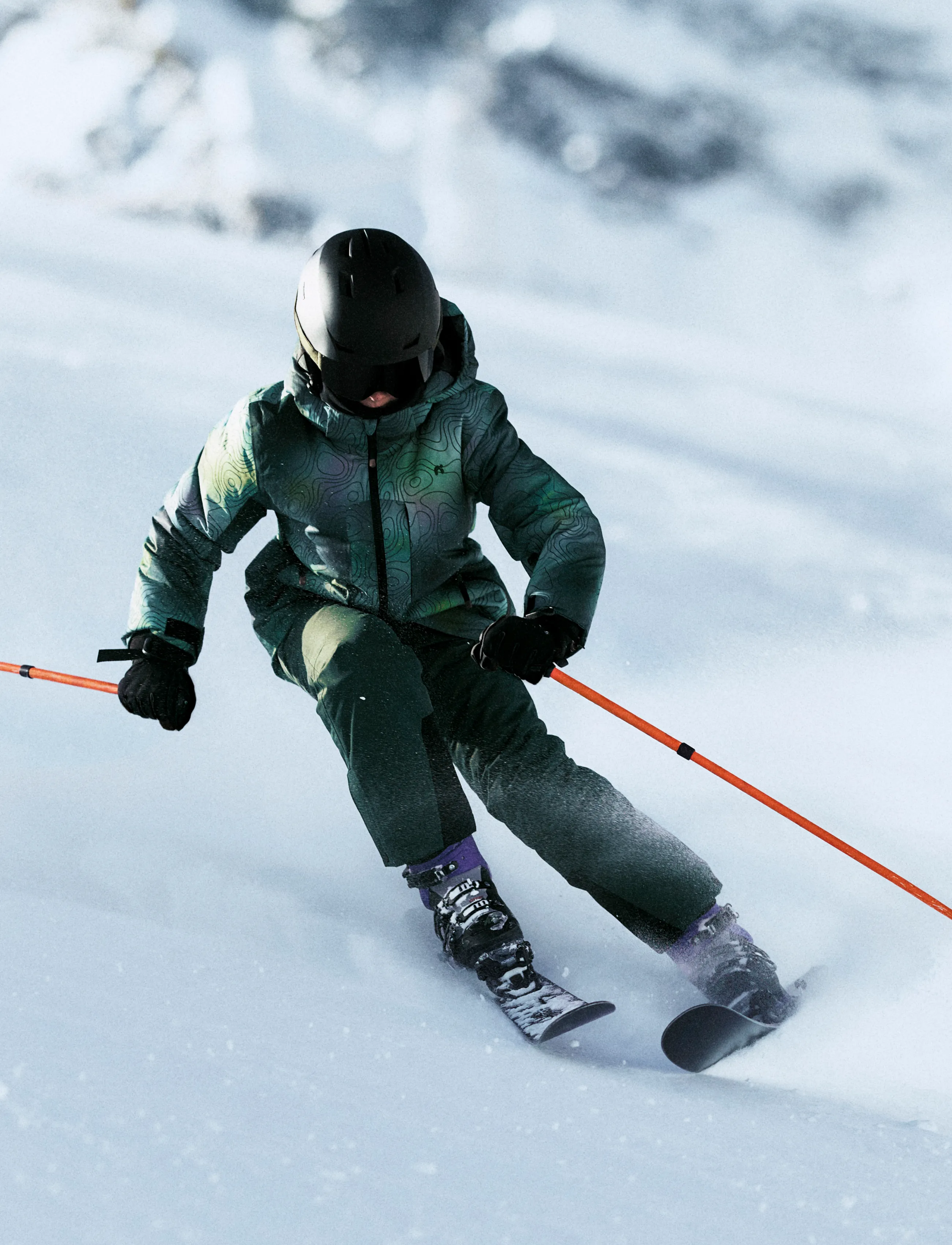 name it - NKNSLOPE10 PANT SKI EDITION FO NOOS - talvepüksid - jungle green - 3
