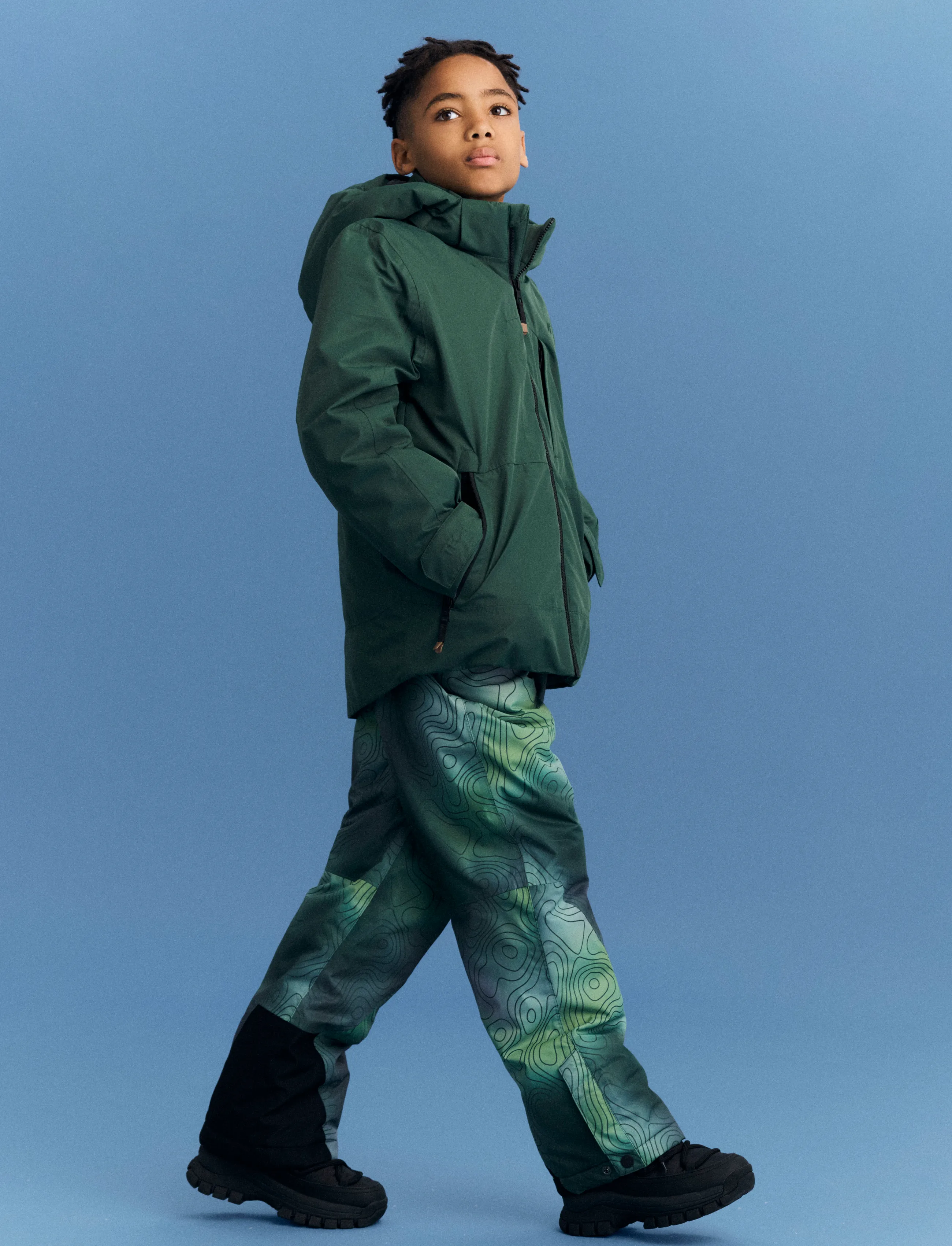 name it - NKNSLOPE10 PANT SKI EDITION FO NOOS - talvepüksid - jungle green - 3