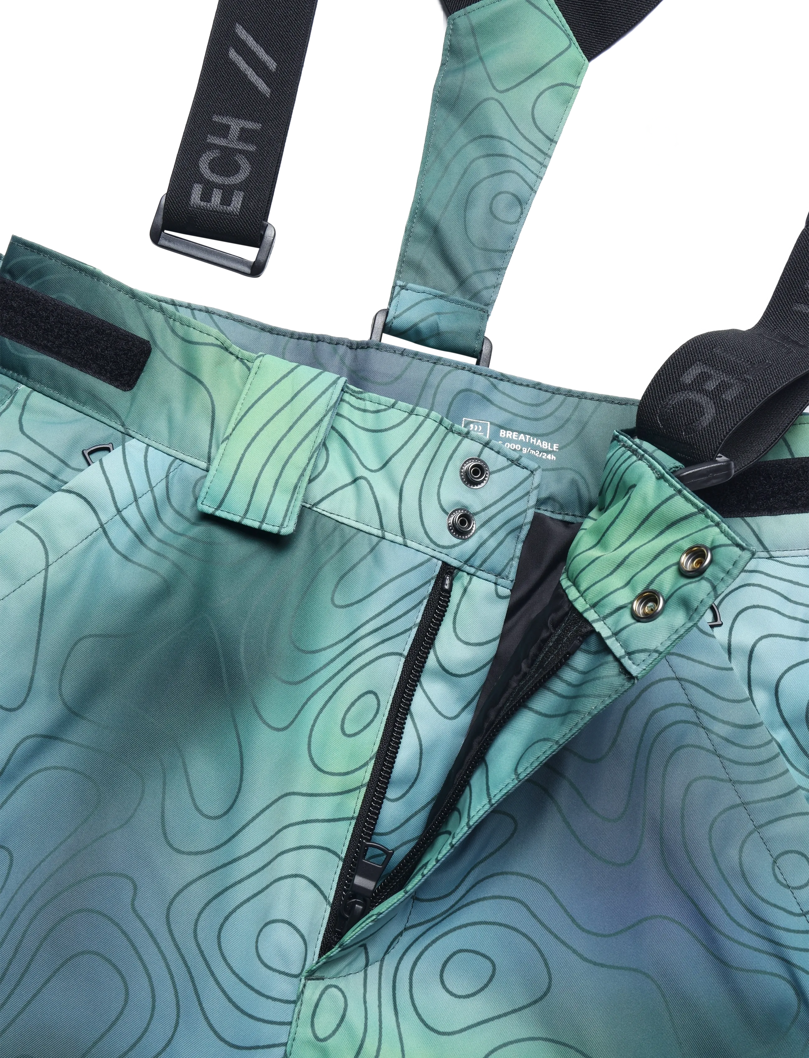 name it - NKNSLOPE10 PANT SKI EDITION FO NOOS - talvepüksid - jungle green - 4