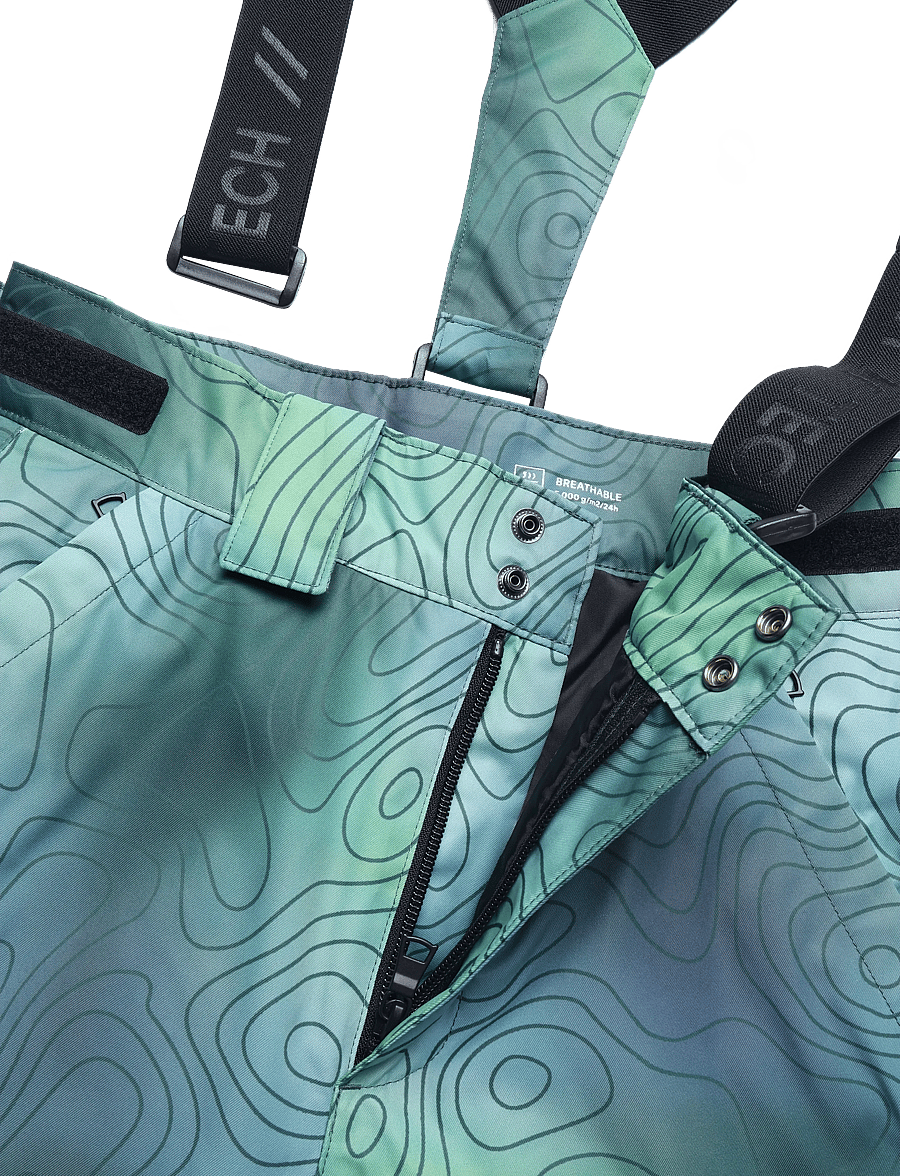 name it - NKNSLOPE10 PANT SKI EDITION FO NOOS - talvepüksid - jungle green - 4