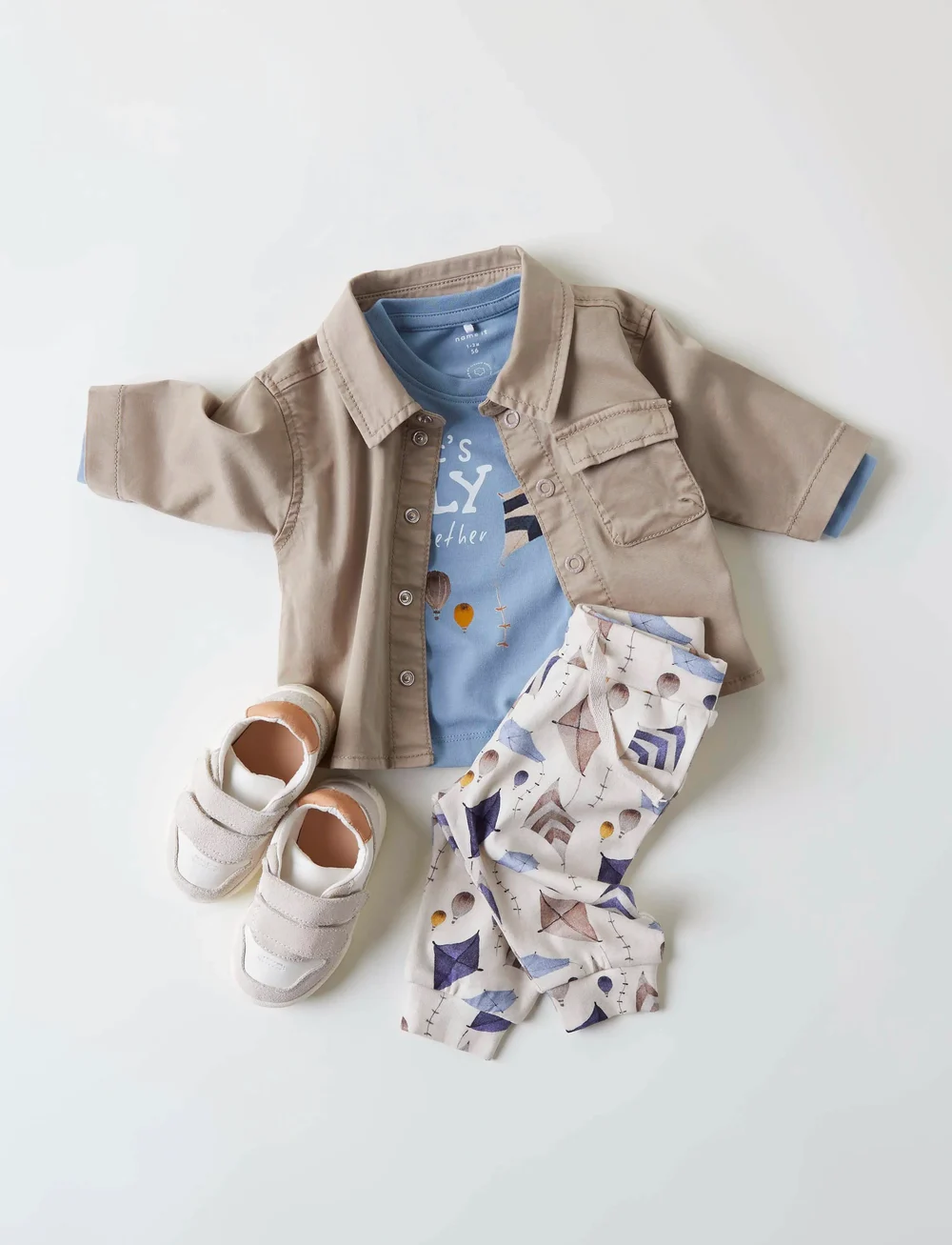 name it - NBMNATHON PANT - dressipüksid - peyote melange - 2