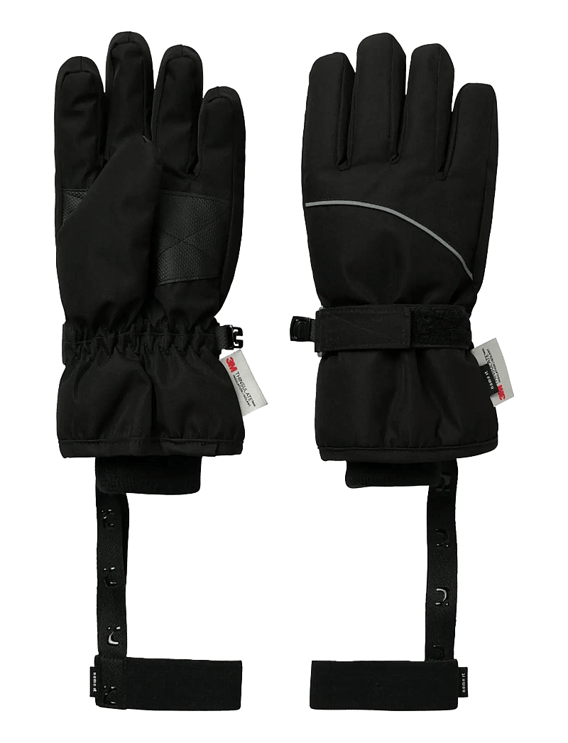 name it - NKNSLOPE10 GLOVES SKI EDITION FO NOOS - vantar - black - 0