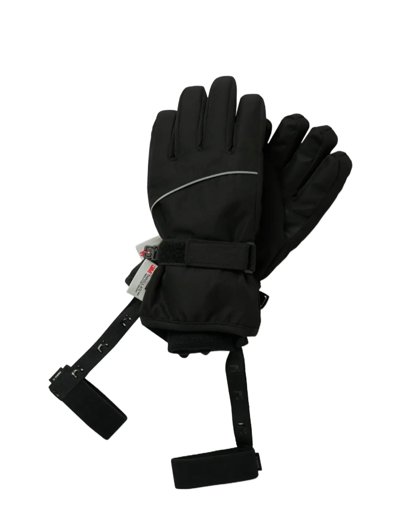 name it - NKNSLOPE10 GLOVES SKI EDITION FO NOOS - handsker - black - 2