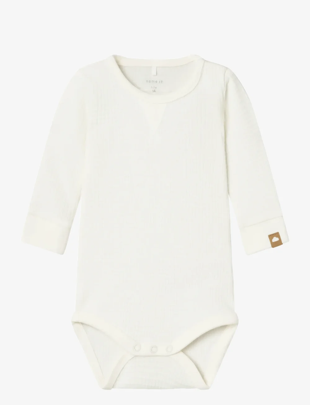 name it - NBMNOTAT R LS BODY - langärmelige bodys - jet stream - 0