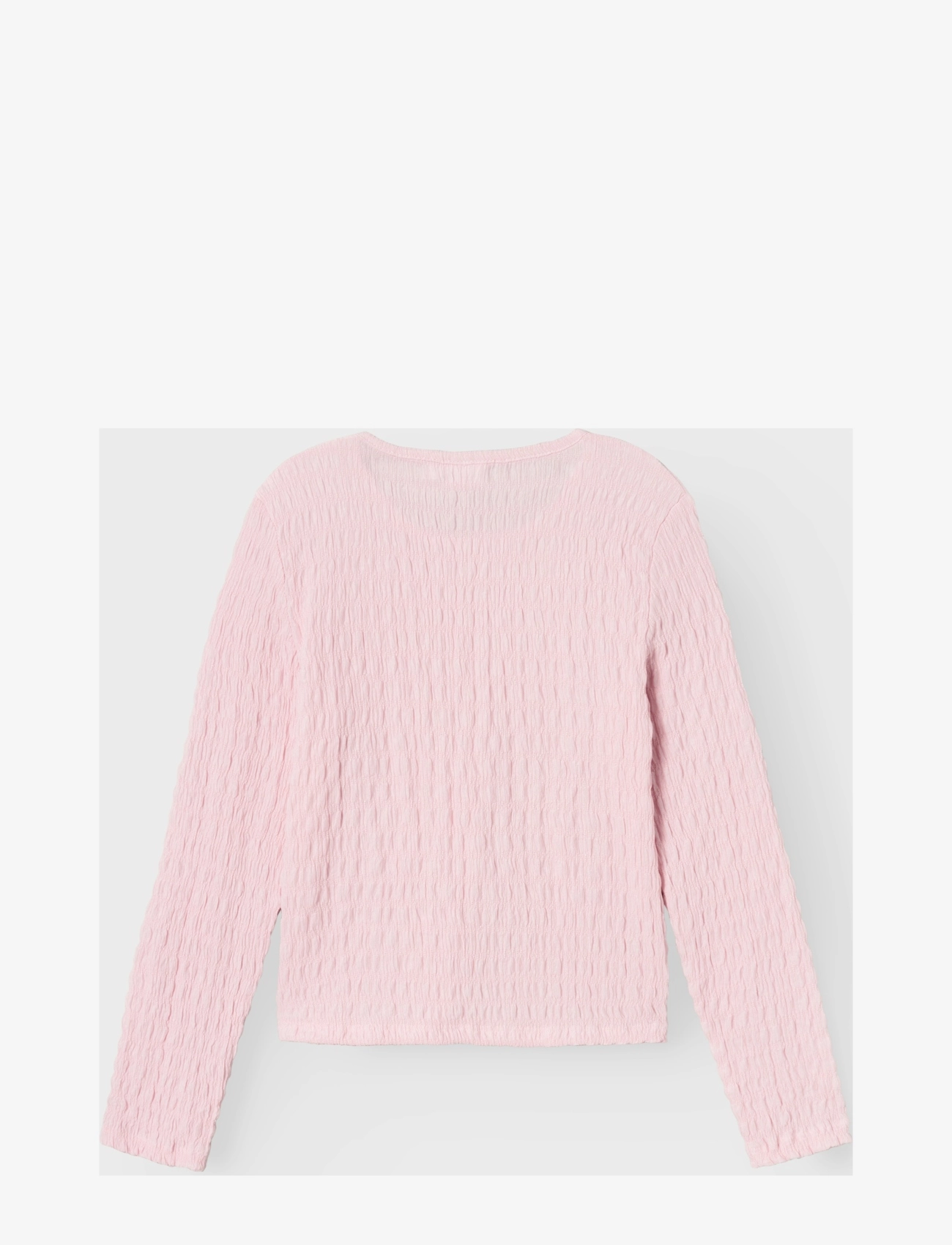 name it - NKFSILMA LS SLIM SHORT TOP - parfait pink - 1