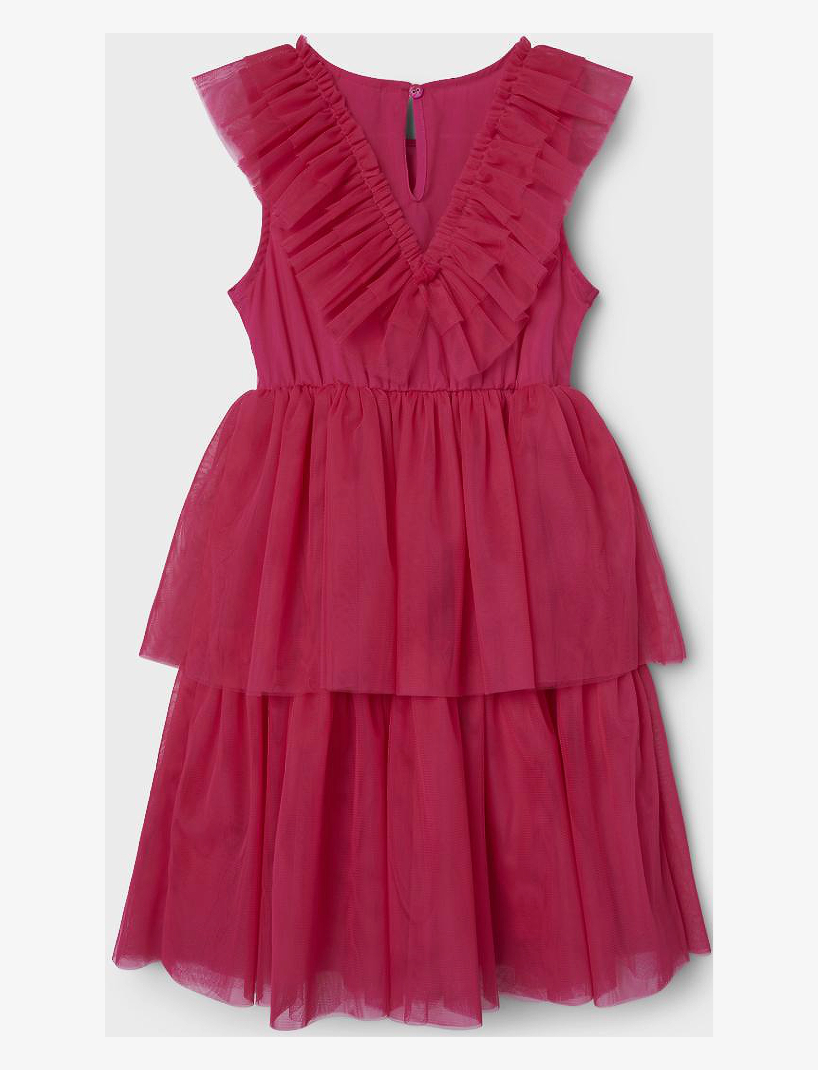 name it - NKFSONITA SL DRESS - pink peacock - 1