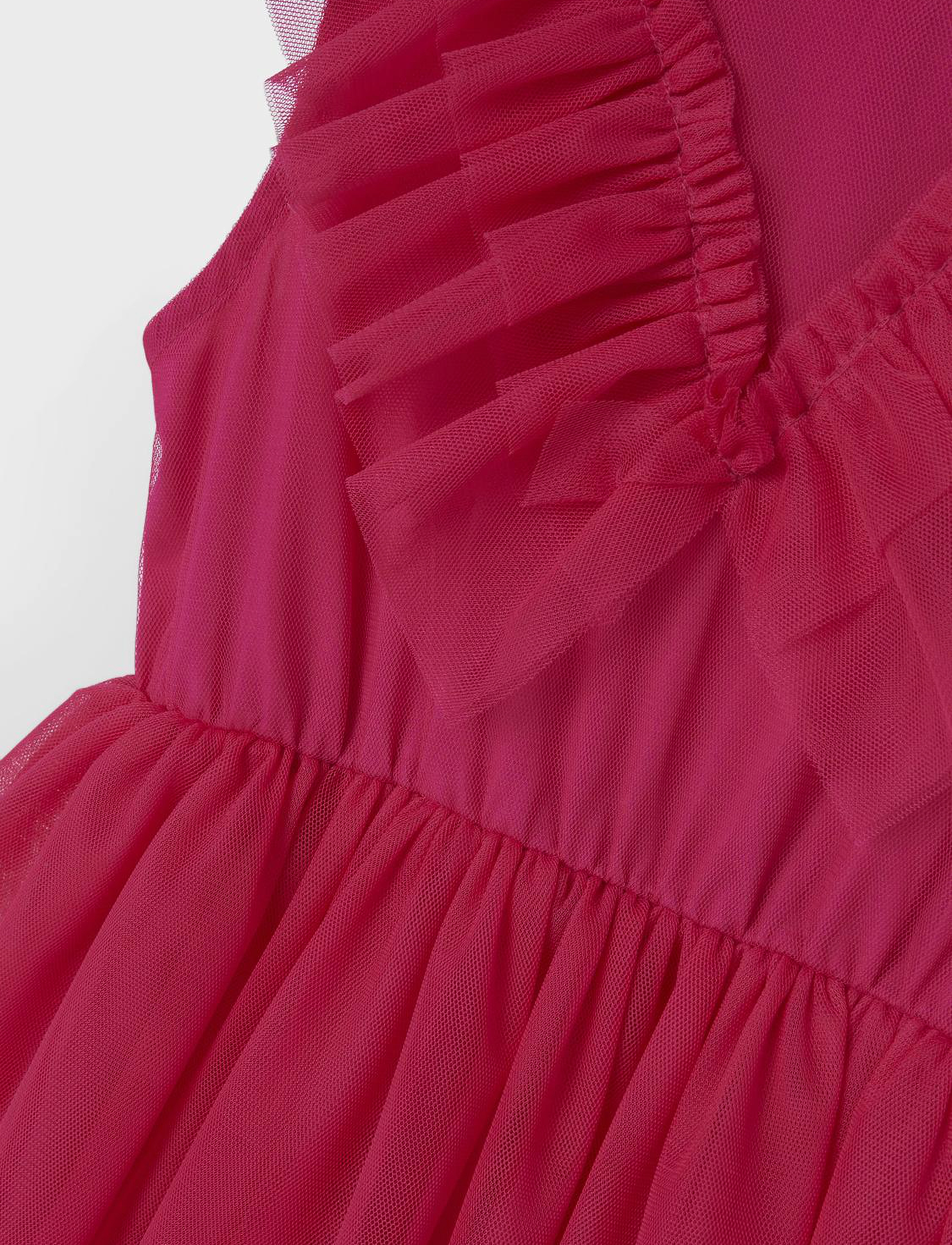 name it - NKFSONITA SL DRESS - pink peacock - 3