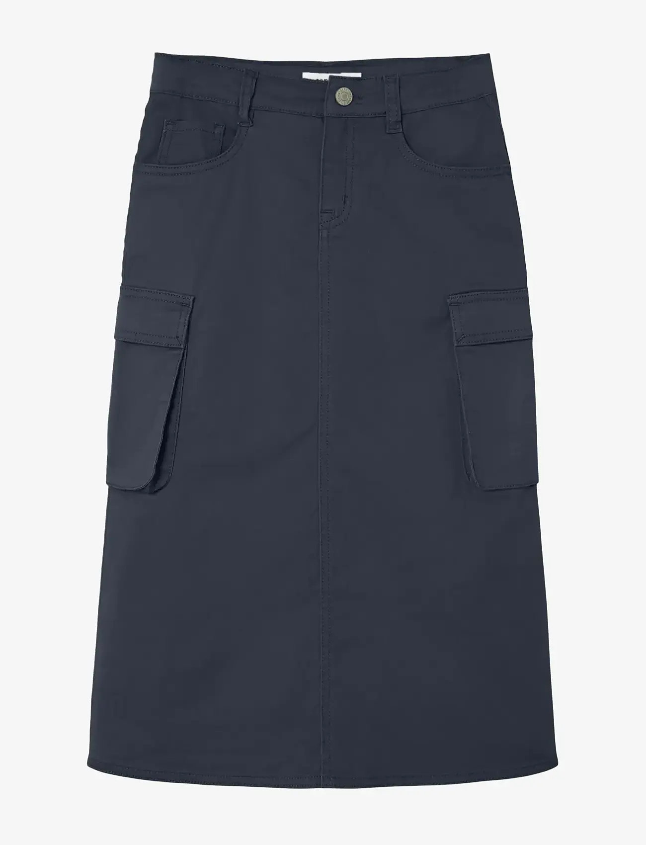 name it - NKFLUNA LONG TWILL CAR SKIRT 1818-NT EP - dark sapphire - 0