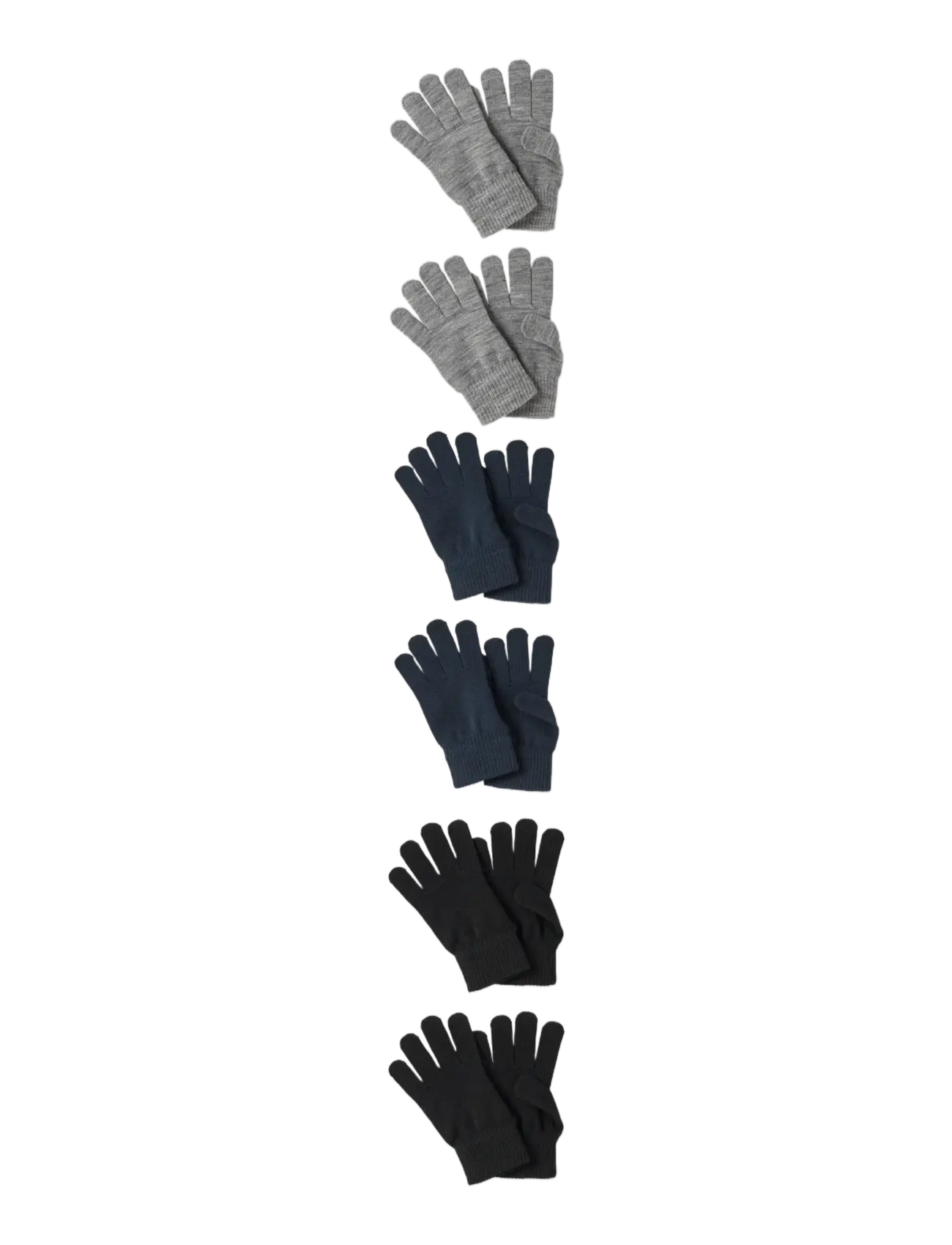name it - NKMMAGIC GLOVES 6P - black - 2