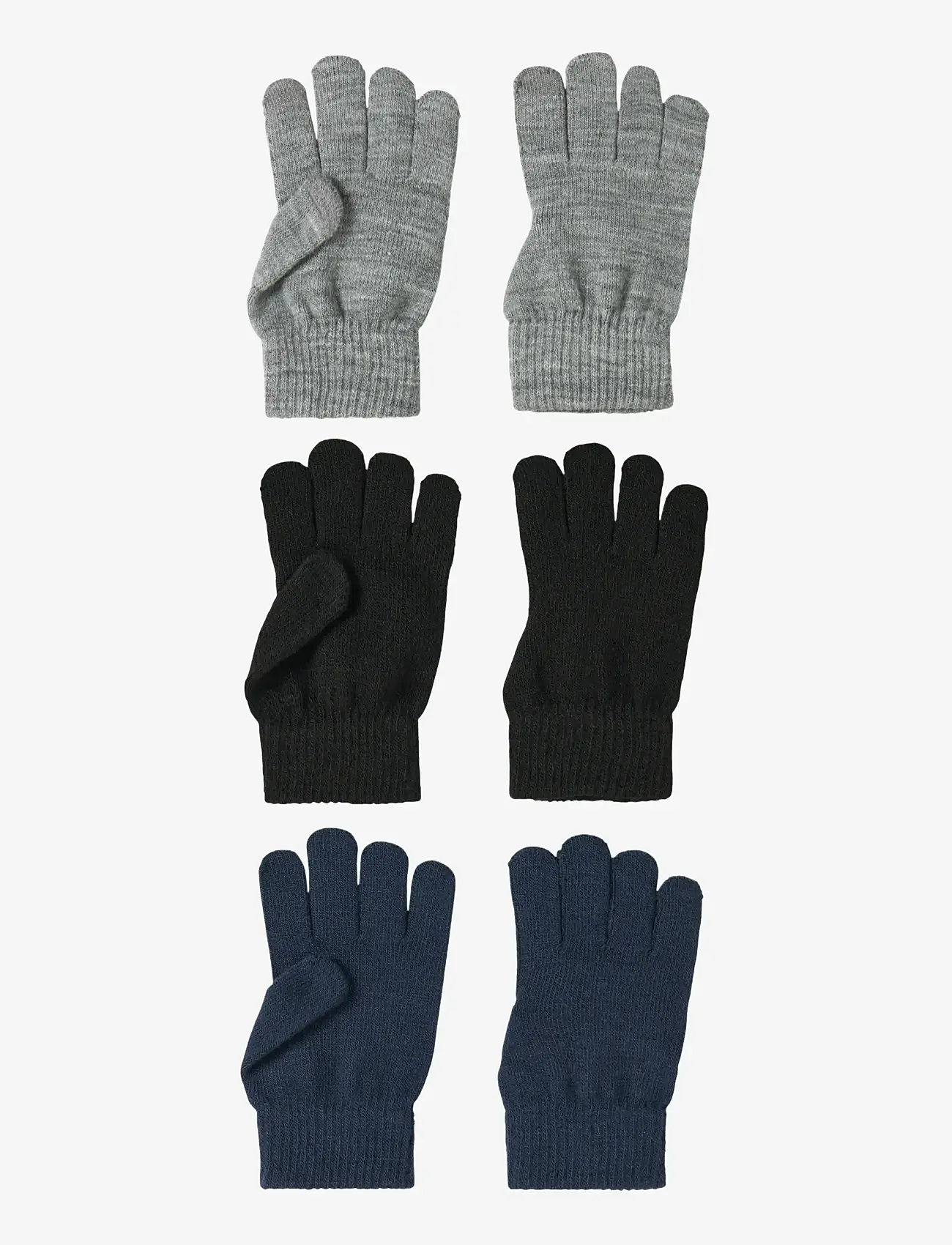 name it - NKMMAGIC GLOVES 6P - accessories - black - 0