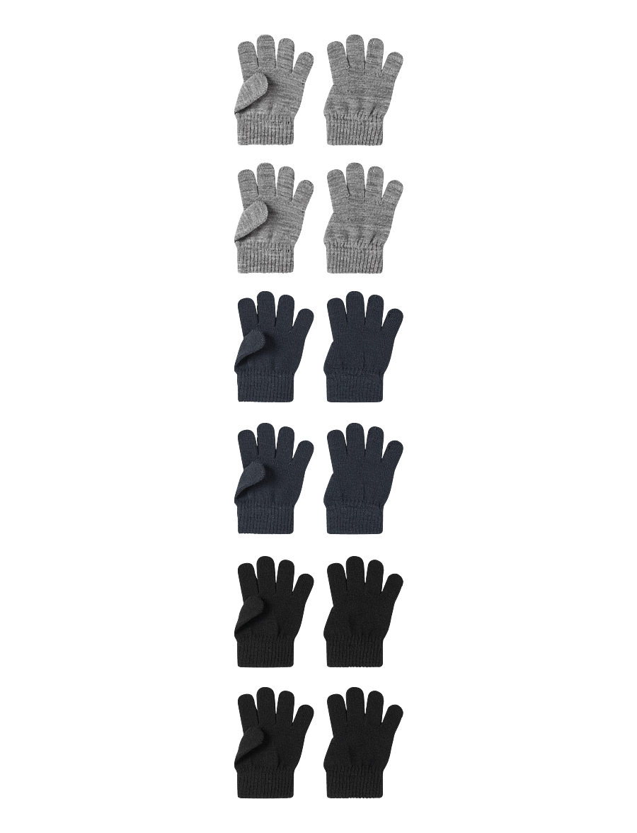 name it - NMMMAGIC GLOVES 6P - black - 0