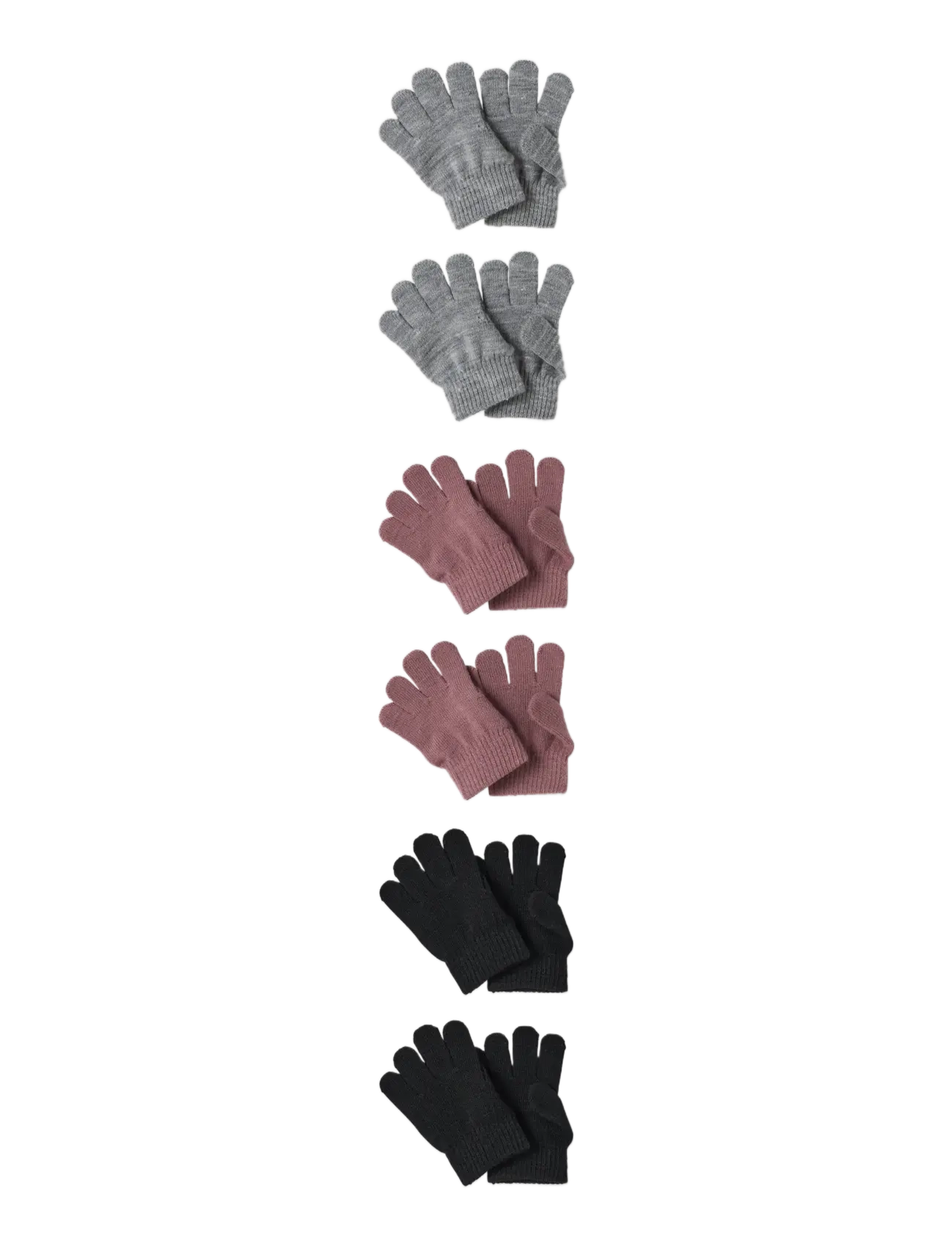 name it - NMFMAGIC GLOVES 6P - handschuhe - black - 1