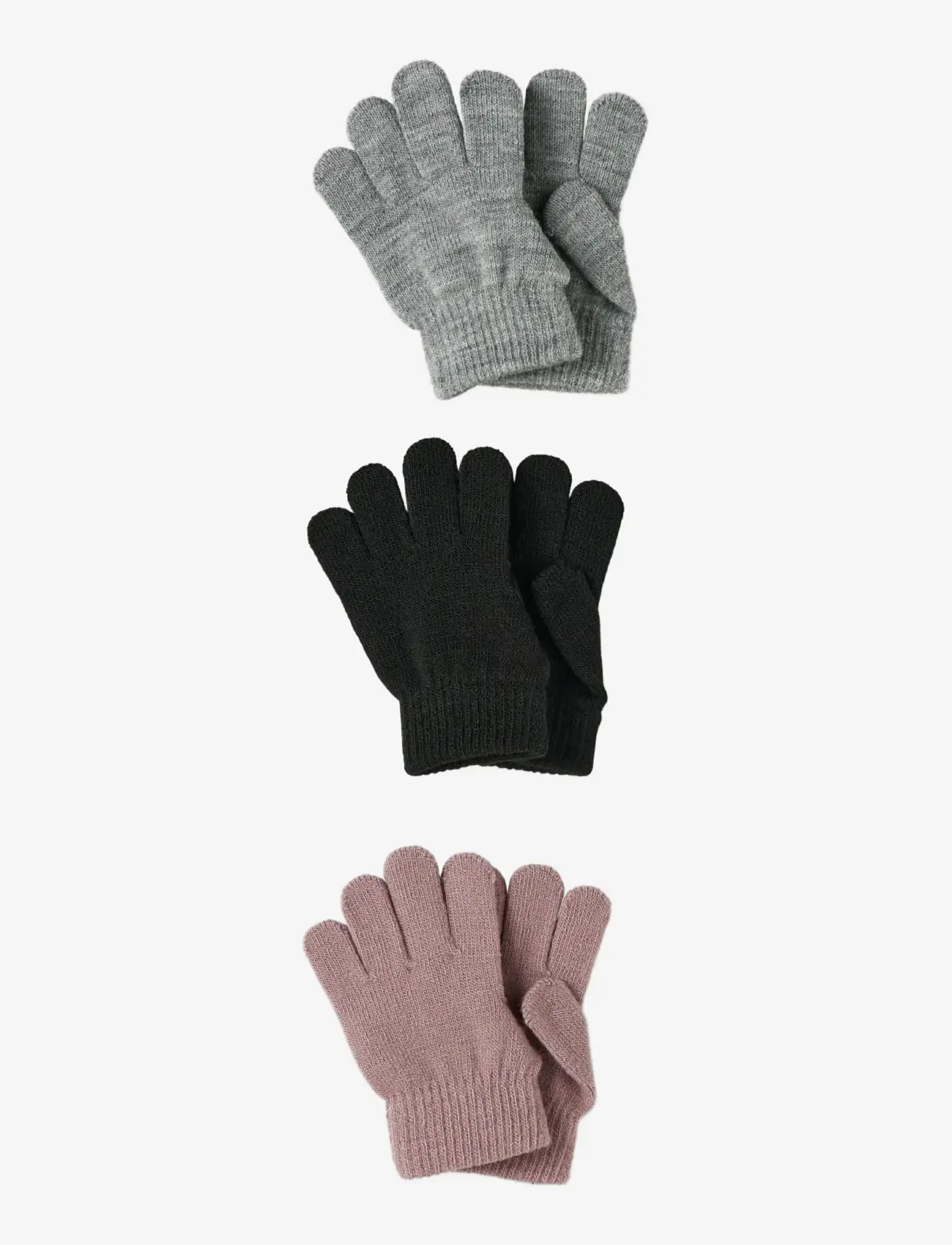 name it - NMFMAGIC GLOVES 6P - kindad - black - 1