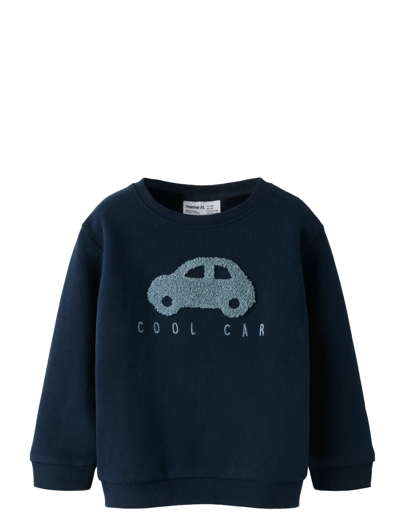 NAME IT Nmmobear Nreg Sweat Unb Noos Navy - 122-128 - Kinder