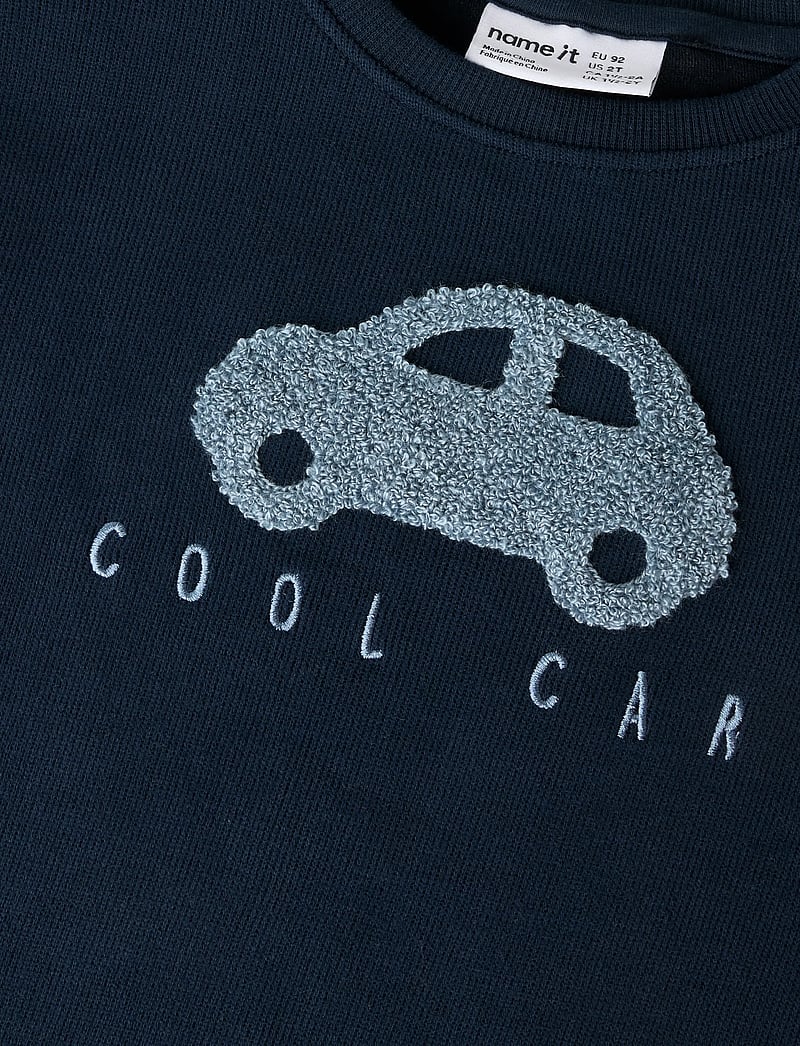 name it - NMMOBEAR NREG SWEAT UNB NOOS - sweatshirts - dark sapphire - 5