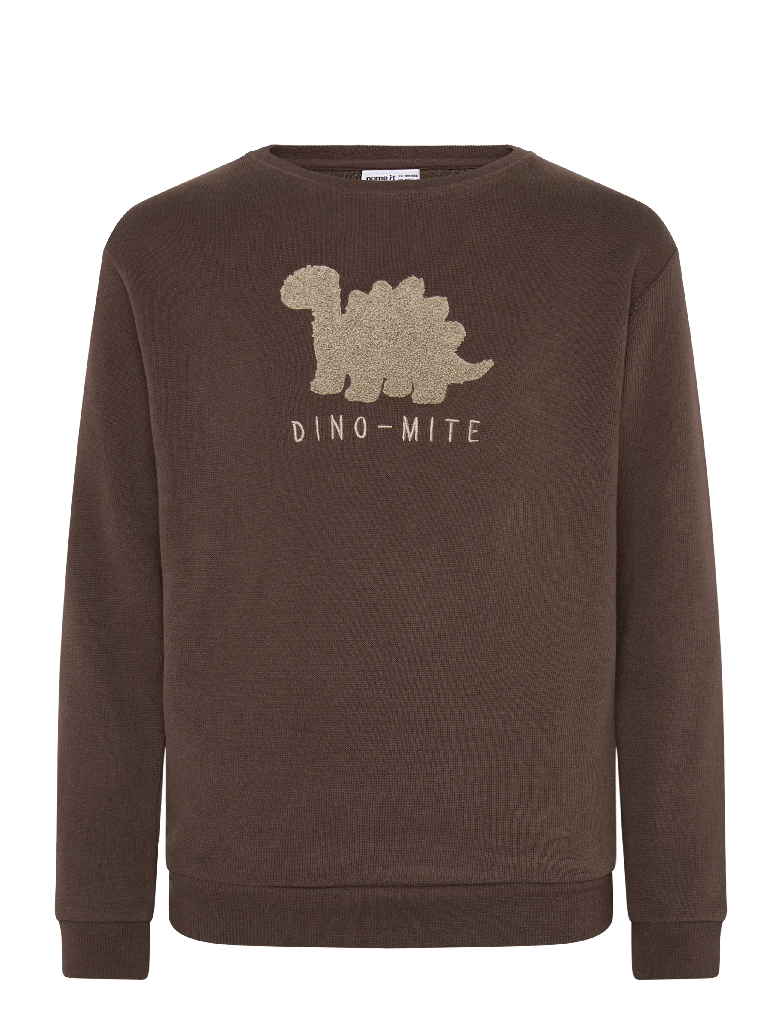 name it NMMOBEAR NREG SWEAT UNB NOOS - Sweatshirts - FRENCH ROAST / brown