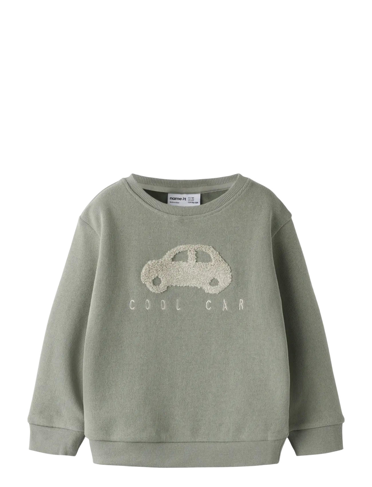 name it NMMOBEAR NREG SWEAT UNB NOOS - Dressipluusid ja Kapuutsiga dressipluusid - SHADOW / beige