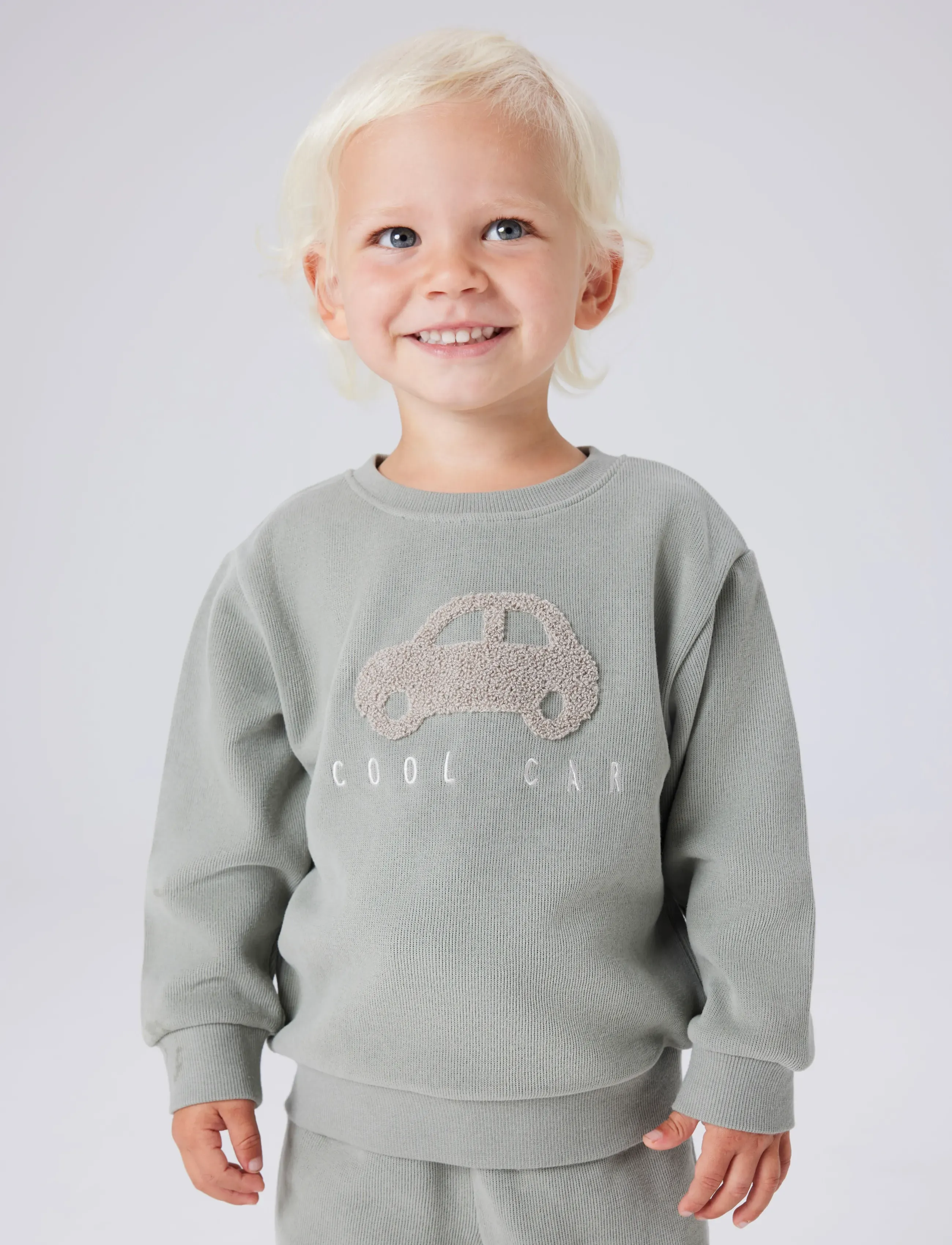 name it - NMMOBEAR NREG SWEAT UNB NOOS - sweatshirts - shadow - 4