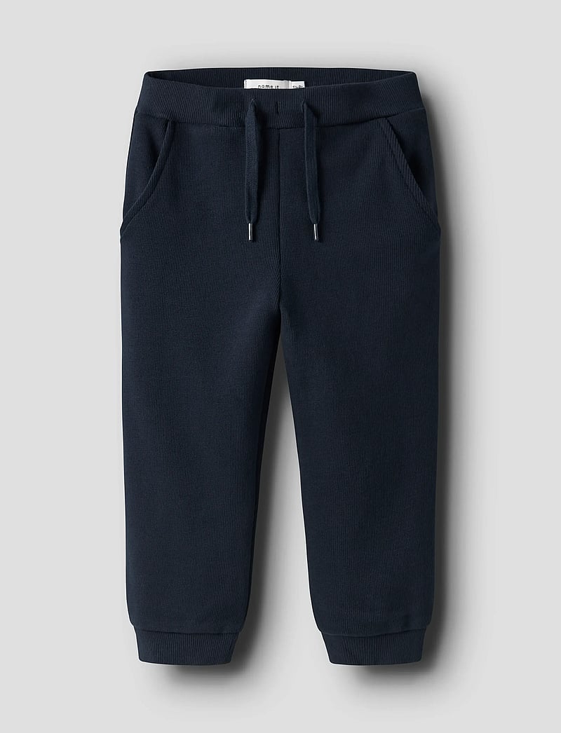 name it - NMMOBEAR NREG SWEAT PANT UNB NOOS - sporta bikses - dark sapphire - 0
