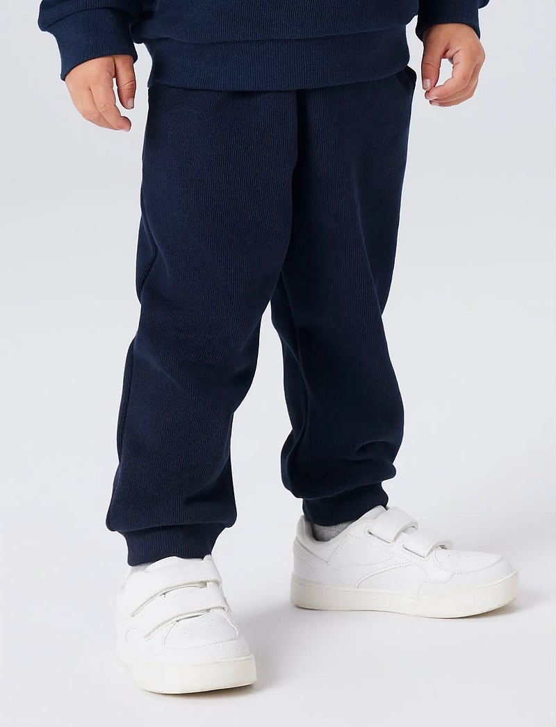 name it - NMMOBEAR NREG SWEAT PANT UNB NOOS - sporta bikses - dark sapphire - 5