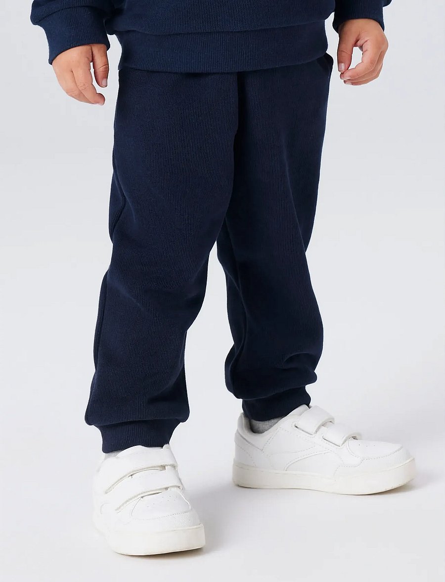 name it - NMMOBEAR NREG SWEAT PANT UNB NOOS - sporta bikses - dark sapphire - 5