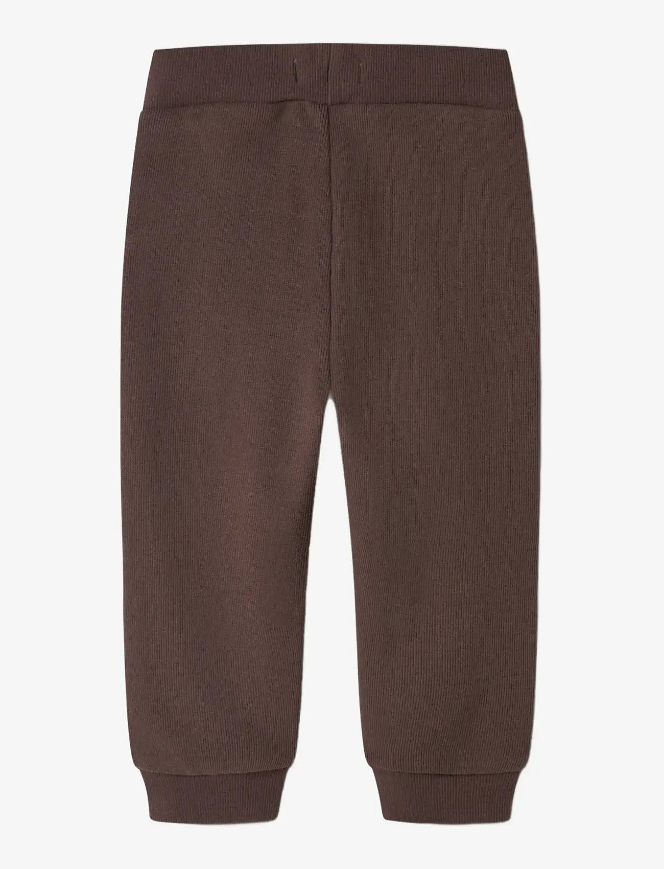 name it - NMMOBEAR NREG SWEAT PANT UNB NOOS - sweatpants - french roast - 1