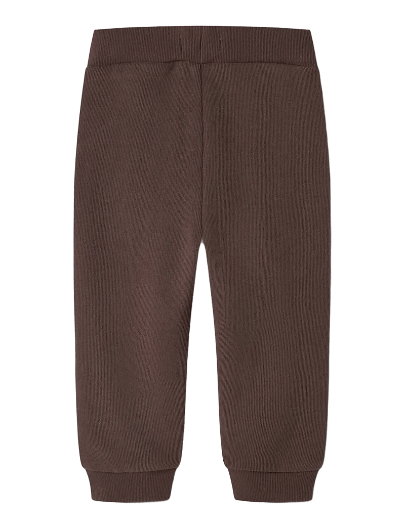 name it - NMMOBEAR NREG SWEAT PANT UNB NOOS - sweatpants - french roast - 1
