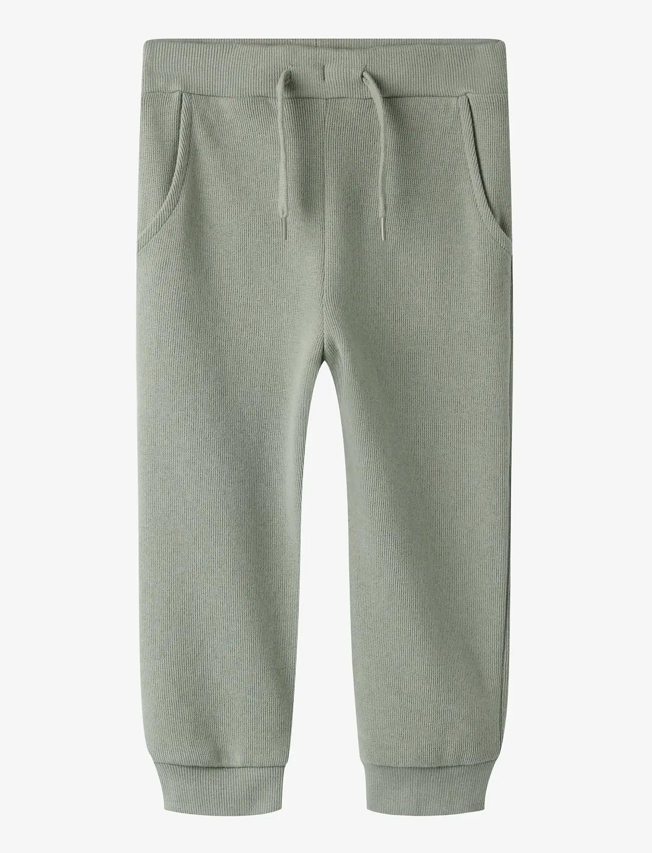name it - NMMOBEAR NREG SWEAT PANT UNB NOOS - sweatpants - shadow - 1