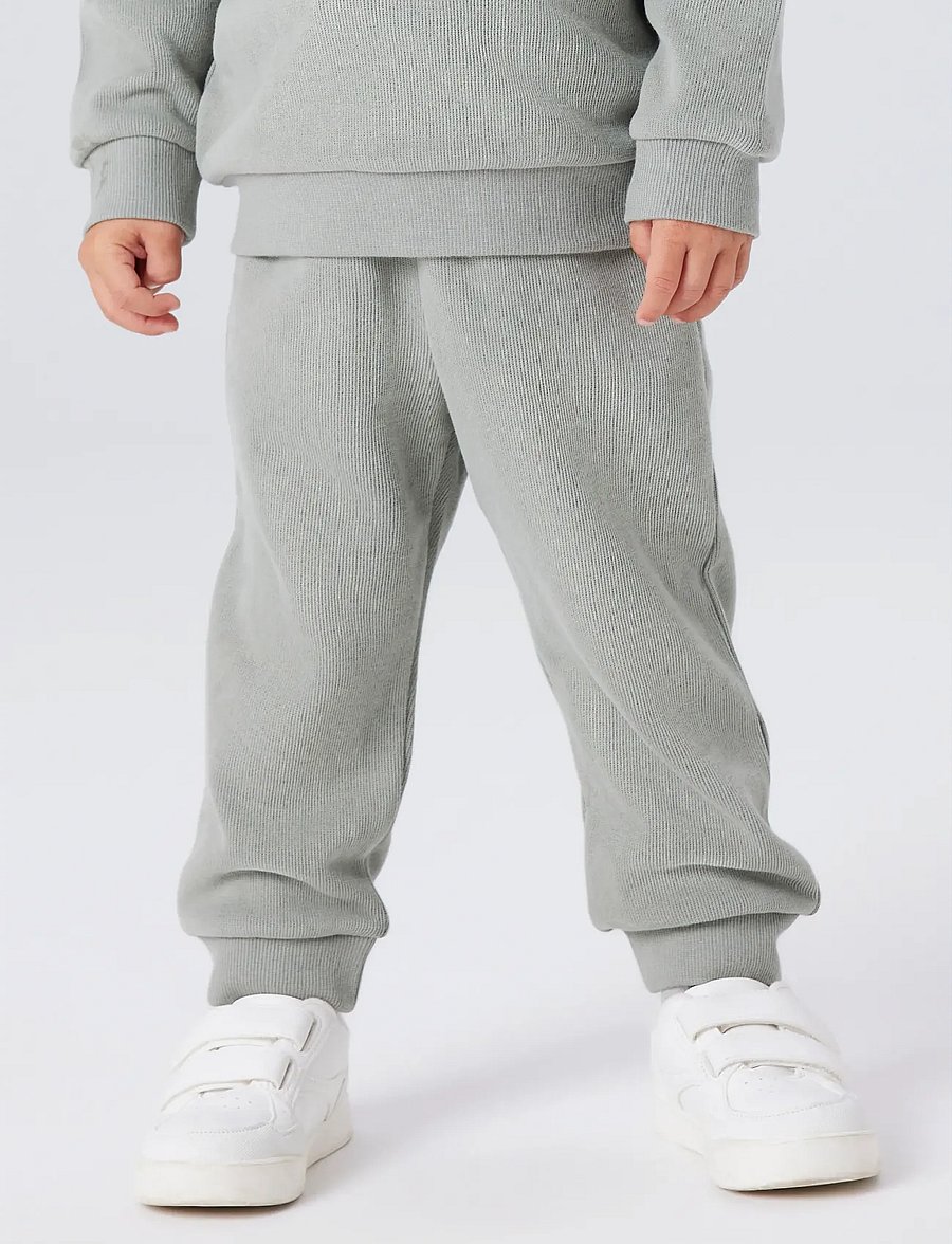 name it - NMMOBEAR NREG SWEAT PANT UNB NOOS - sweatpants - shadow - 5