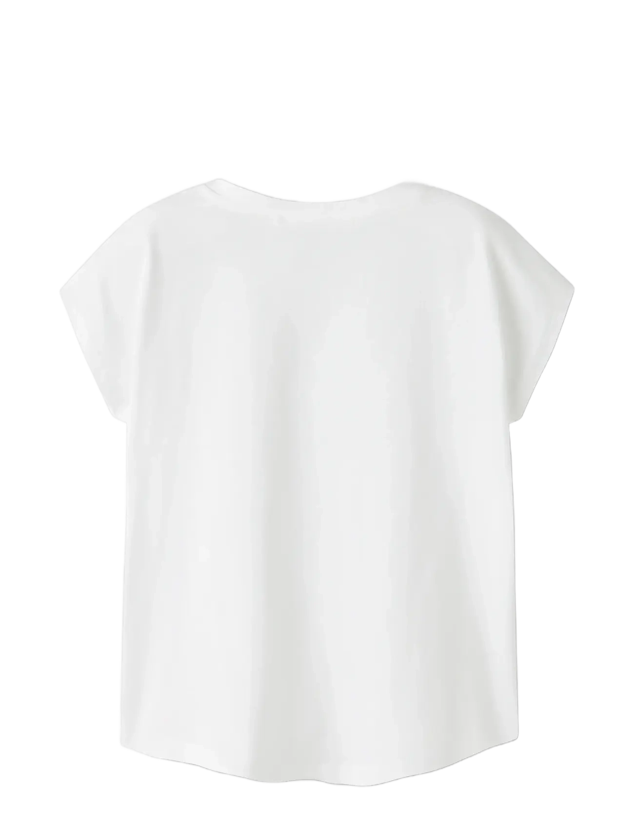 name it - NMFVARUTTI 2P CAPSL LOOSE TOP - kortærmede - bright white - 1