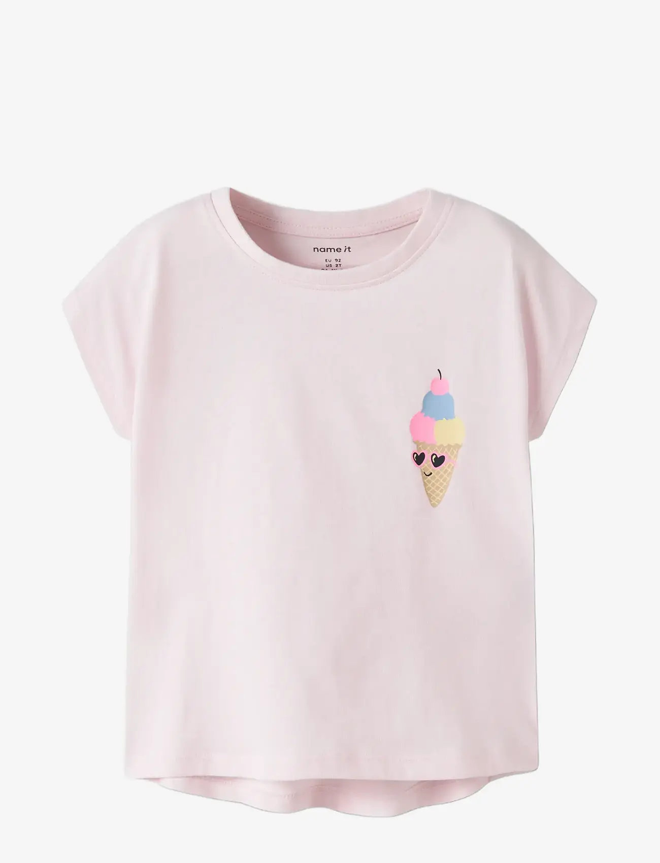 name it - NMFVARUTTI 2P CAPSL LOOSE TOP - lühikeste varrukatega - bright white - 2