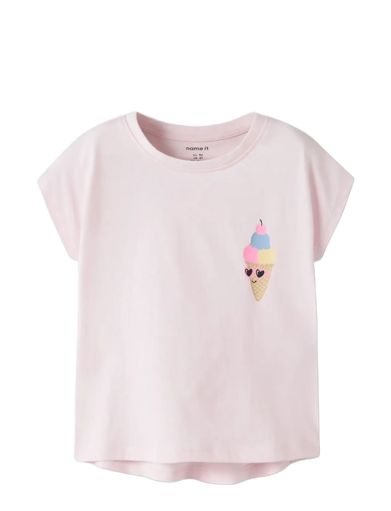 name it - NMFVARUTTI 2P CAPSL LOOSE TOP - kortærmede - bright white - 2