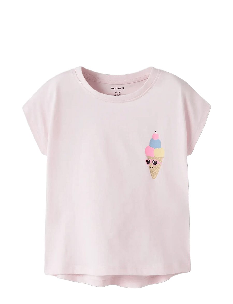 name it - NMFVARUTTI 2P CAPSL LOOSE TOP - kurzärmelige - bright white - 2