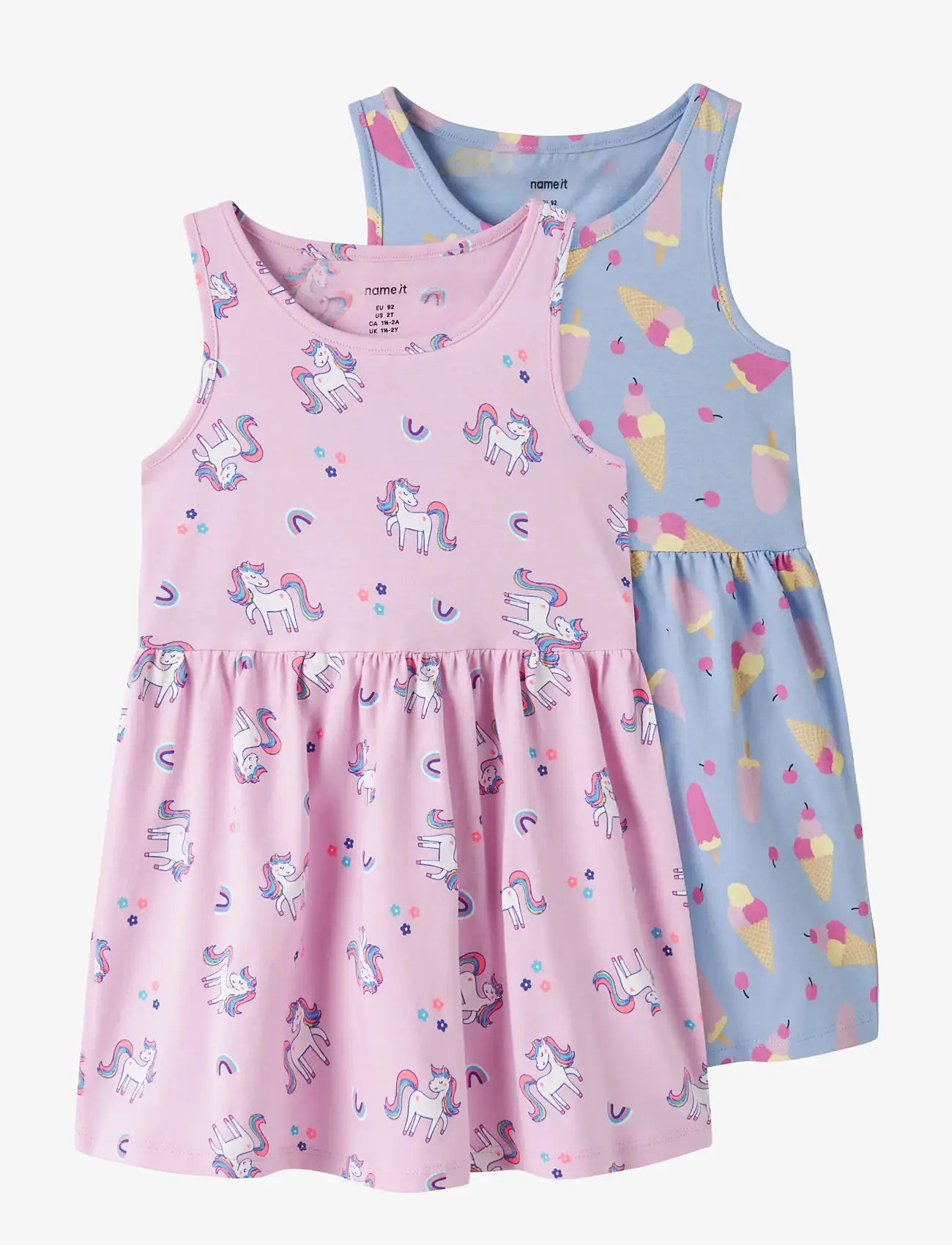 name it - NMFVINEO 2P TANK DRESS - armeløse hverdagskjoler - pirouette - 0