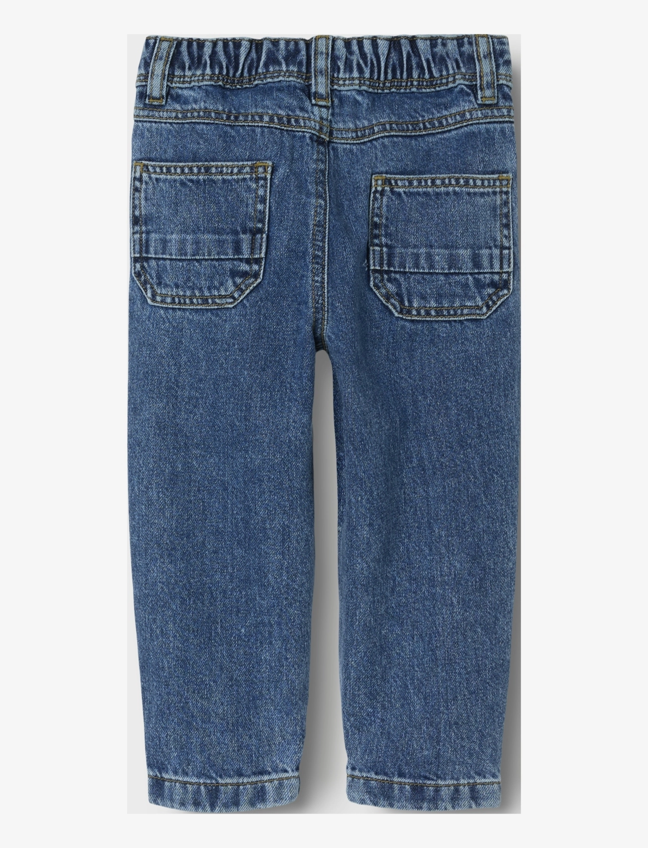 name it - NMMSILAS TAPERED EMB JEANS 6537-BE O - dark blue denim - 1