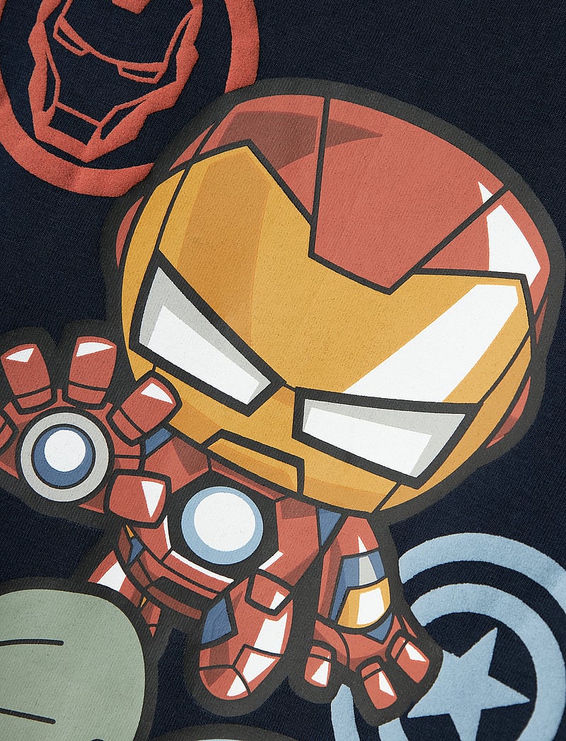 name it - NMMANAN MARVEL LS NREG TOP MAR - langärmelig - dark sapphire - 2