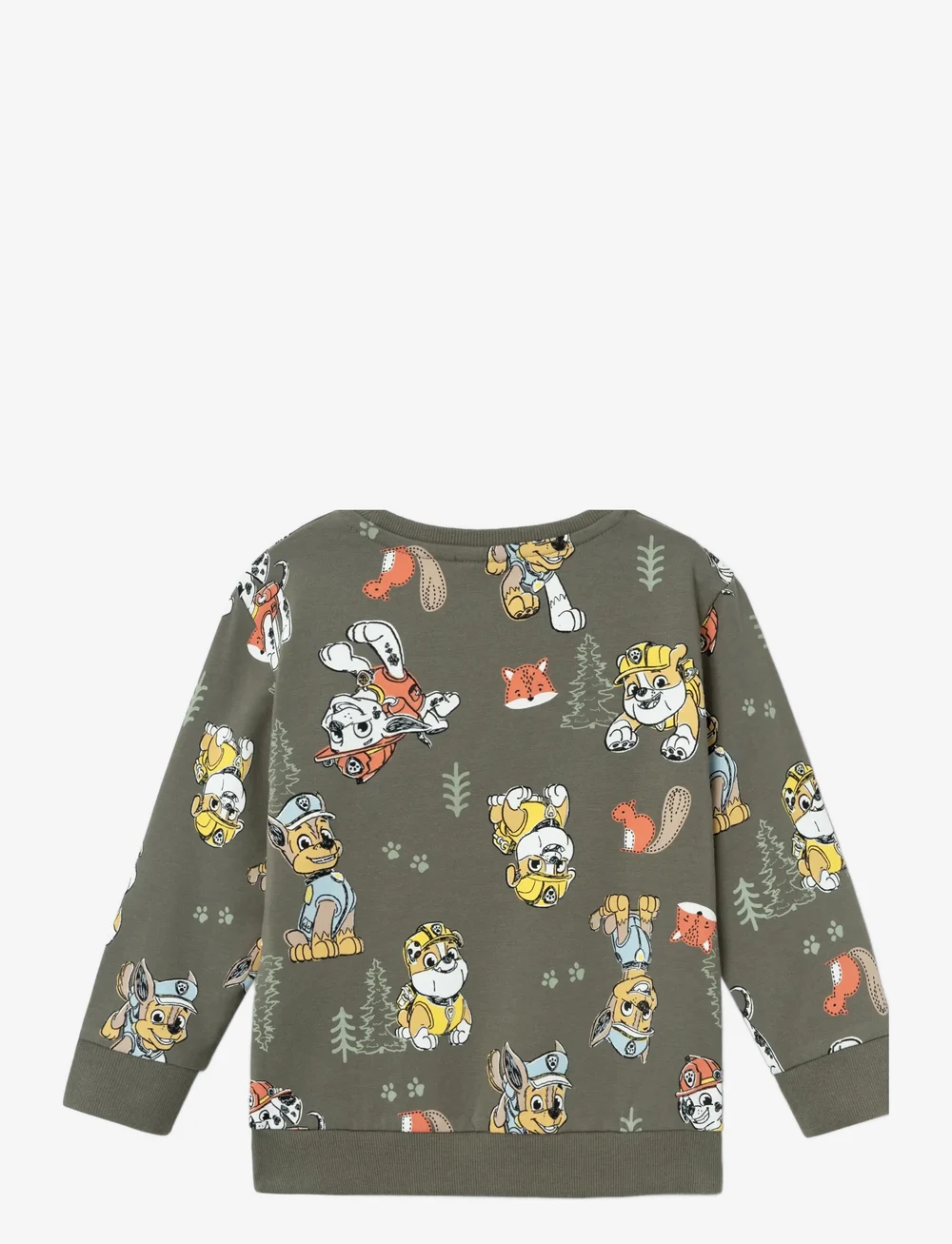 name it - NMMSUG PAWPATROL NREG SWEAT BRU CPLG - sweatshirts - tea leaf - 1